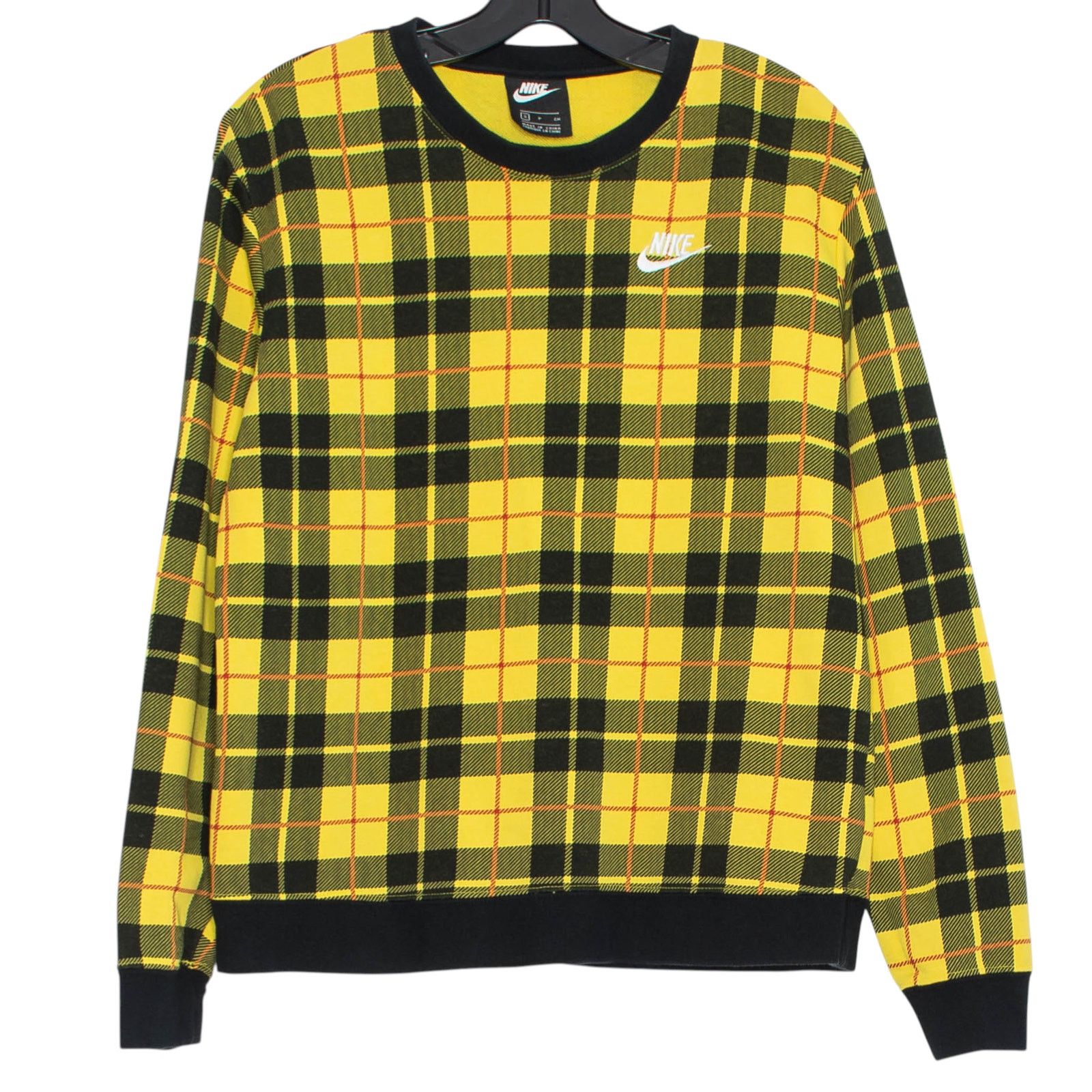 Nike Nike Sweatshirt Y2K Grunge Preppy Clueless 90s Plaid Small Size S / US 4 / IT 40 - 1 Thumbnail