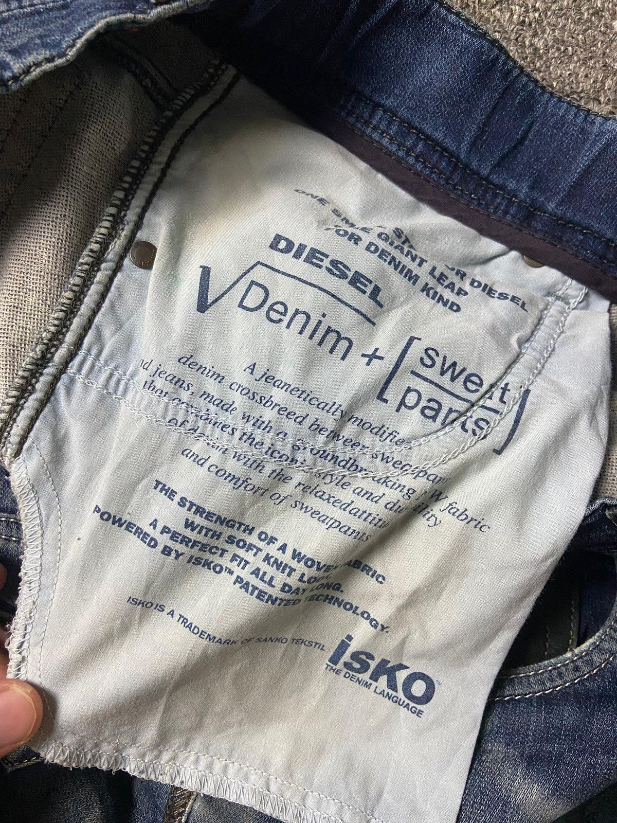 Diesel DIESEL INDUSTRY DENIM + SWEATPANTS (139) Size US 35 - 5 Thumbnail
