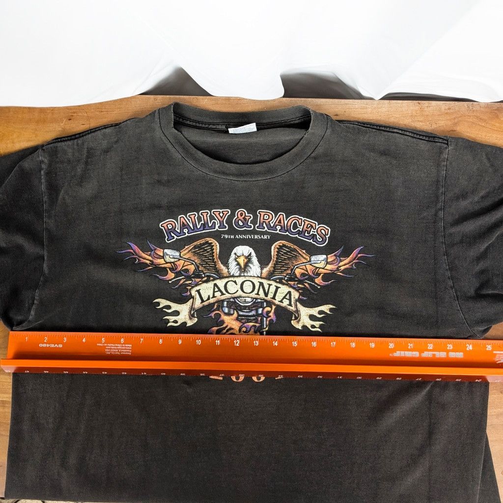 All Sport × Vintage 2001 Laconia Motorcycle Rally & Race Distressed T-Shirt XL Size US XL / EU 56 / 4 - 6 Thumbnail