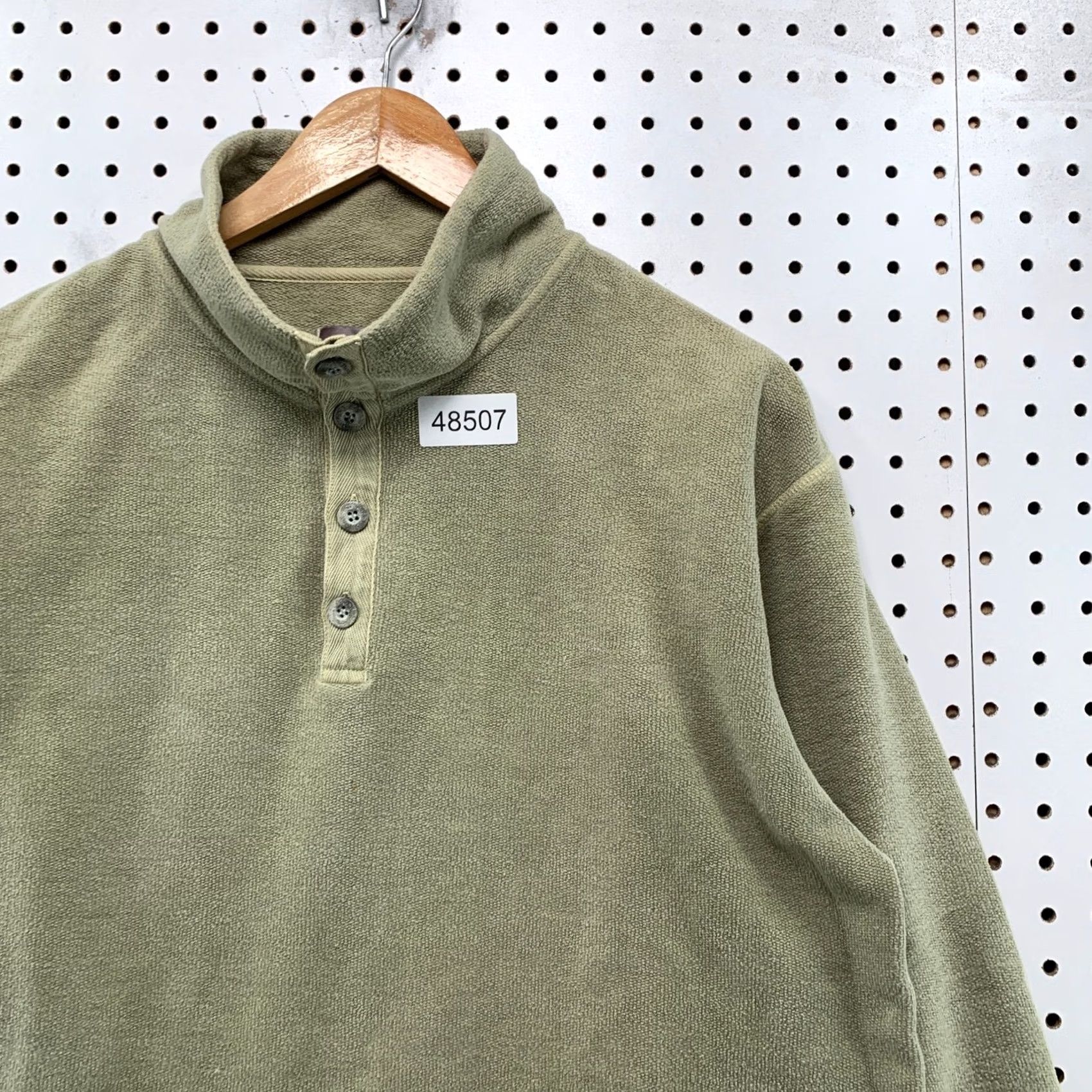 The Territory Ahead VINTAGE The Territory Ahead Green Fleece Pullover Mock Quarter Button 90s Mens L Size US L / EU 52-54 / 3 - 7 Thumbnail