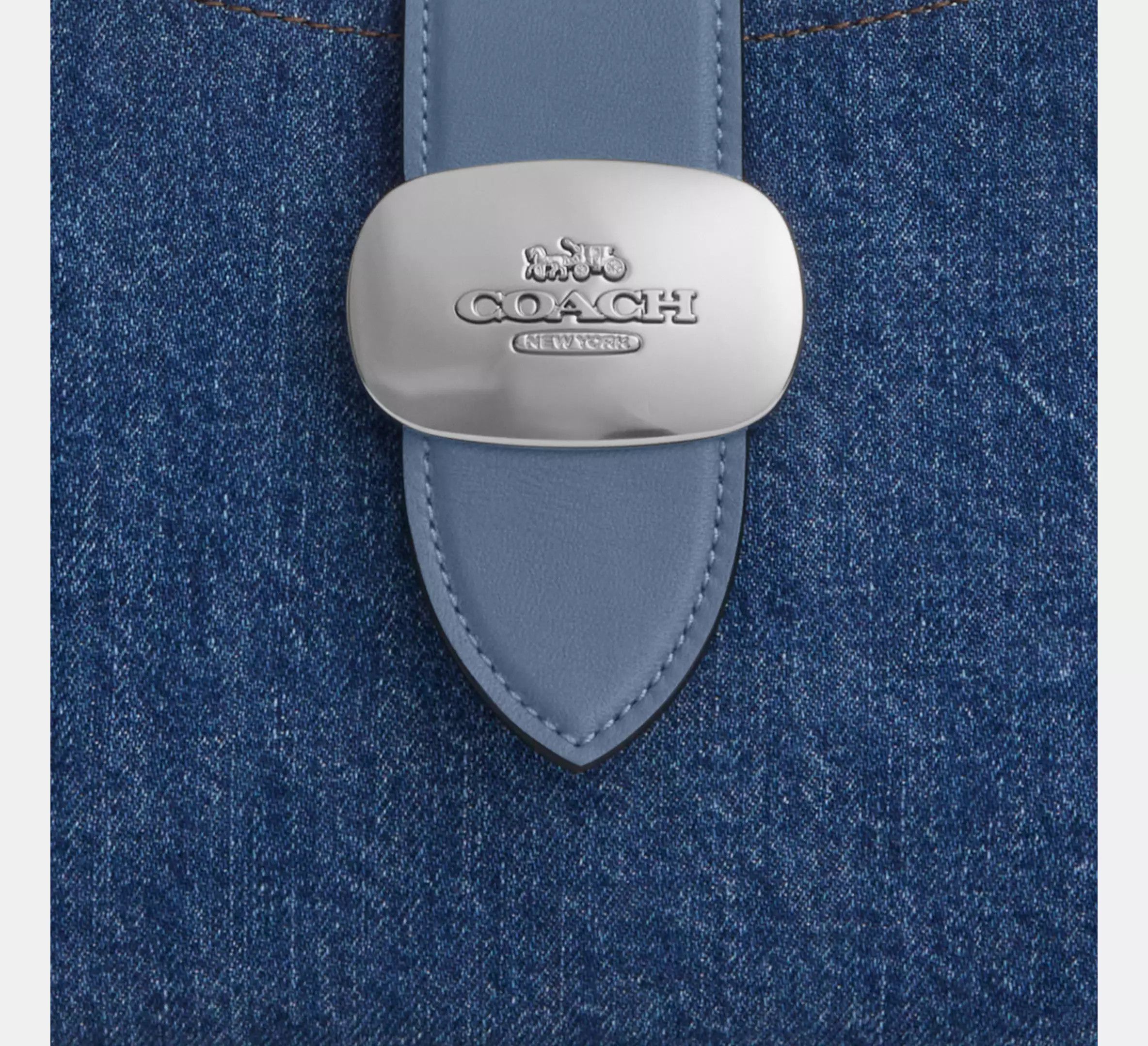 Coach Eliza Shoulder Bag In Signature Denim CAK45 Size ONE SIZE - 11 Thumbnail