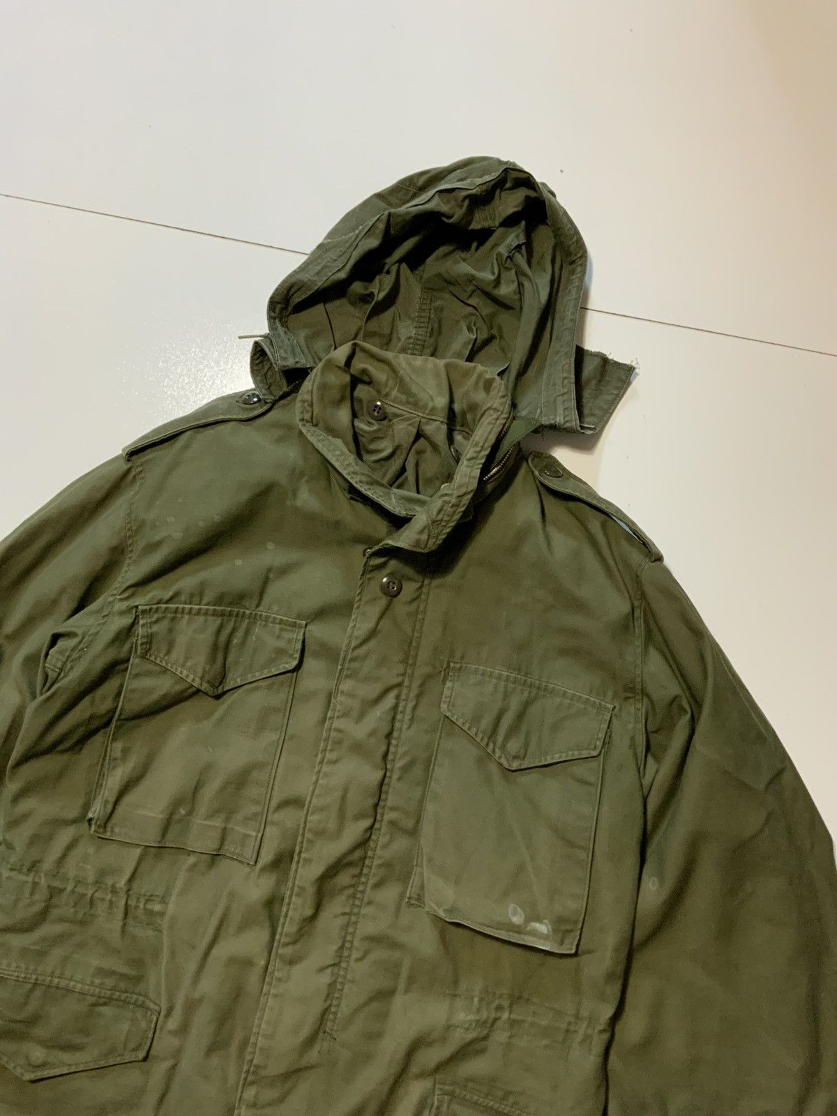Vintage 70s Winfield M65 US Military Vietnam War Era Field Jacket Size US M / EU 48-50 / 2 - 4 Thumbnail