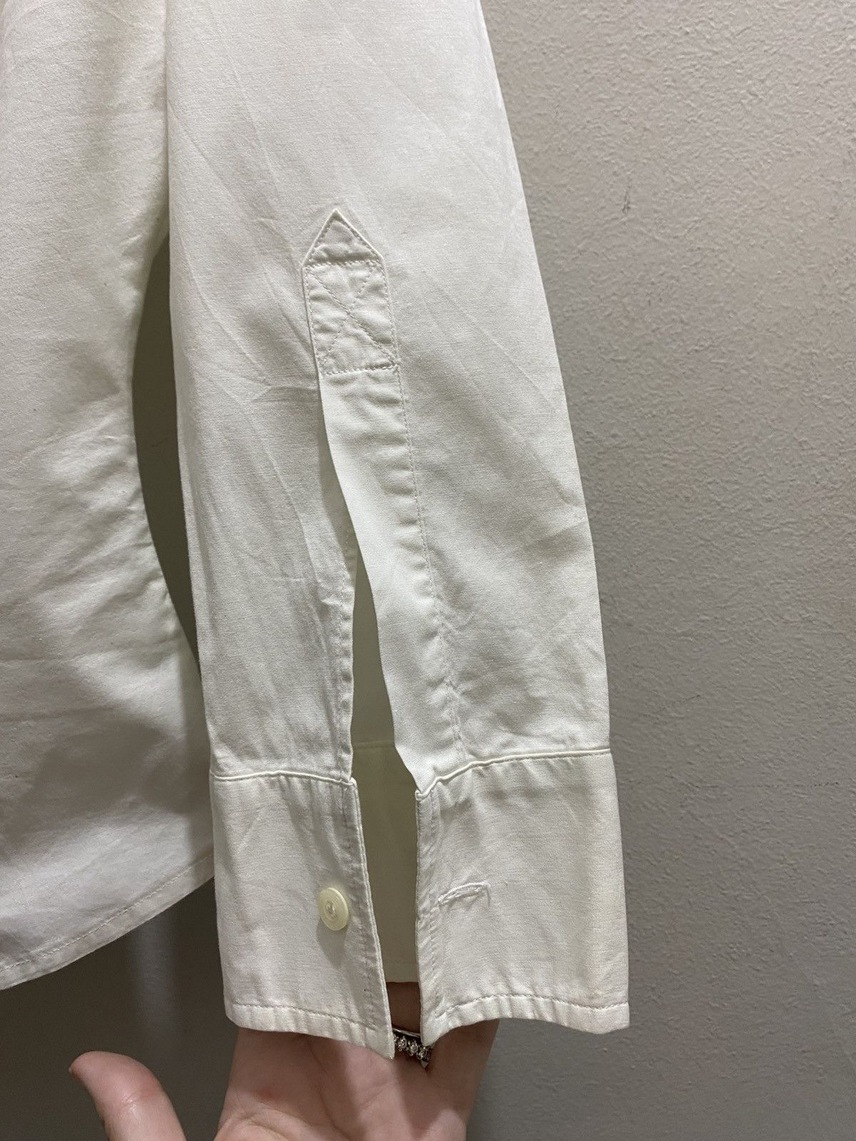 Frankie Morello FRANKIE MORELLO WHITE COTTON SHIRT Size M / US 6-8 / IT 42-44 - 4 Thumbnail