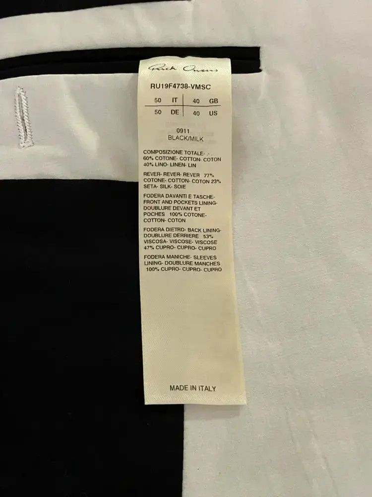 Rick Owens Sz 50 Rick Owens Velvet Blazer Jacket Size US M / EU 48-50 / 2 - 3 Thumbnail