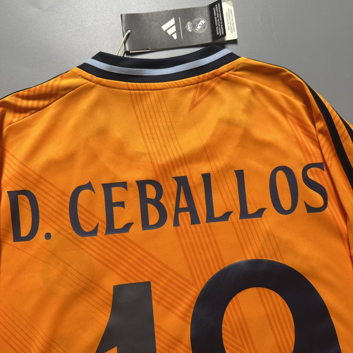 Adidas REAL MADRID ADIDAS 2024/2025 SOCCER AWAY JERSEY #19 CEBALLOS Size US L / EU 52-54 / 3 - 11 Thumbnail
