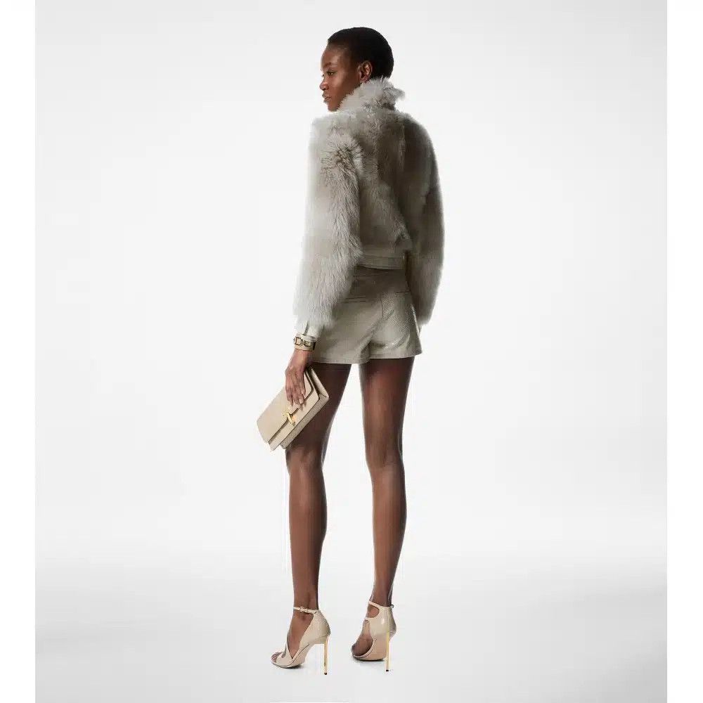 Tom Ford o1loc1c0925 W3545 Snakeskin Newton Sandals in Beige Size US 6 / IT 36 - 2 Thumbnail