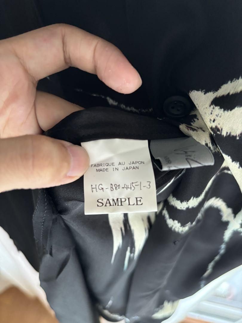 Yohji Yamamoto yohji Yamamoto POUR HOMME sample silk satin shirts Size US L / EU 52-54 / 3 - 3 Thumbnail