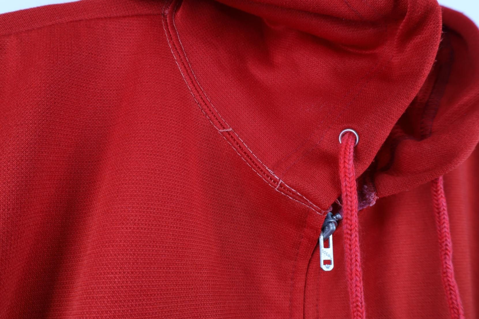 Vintage Vintage 70s Streetwear Waffle Knit Lined Zip Hoodie USA Size US L / EU 52-54 / 3 - 12 Thumbnail
