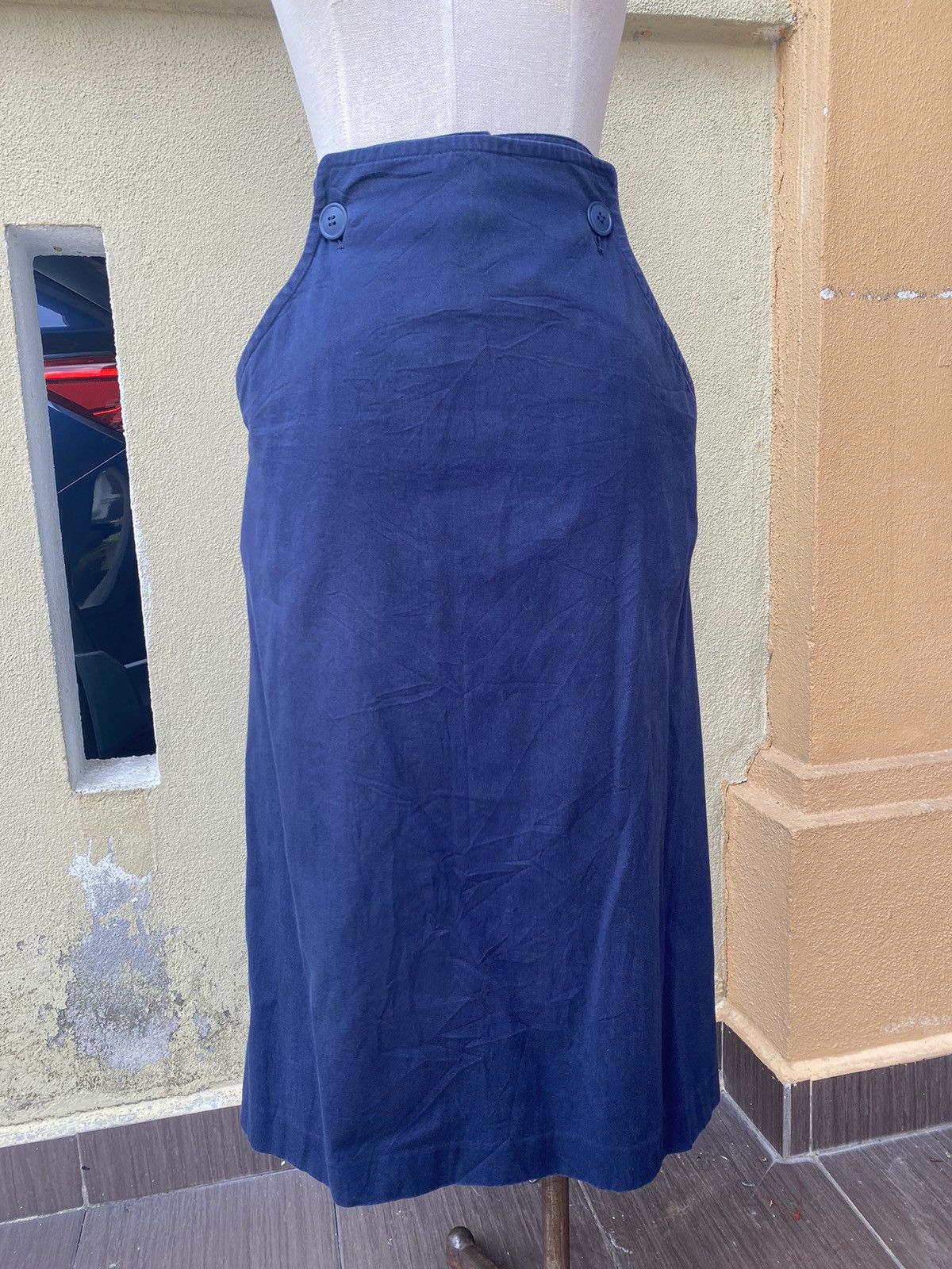 Issey Miyake vintage issey miyake sport by tsumori chisato navy skirt Size 26" / US 2 / IT 38 - 1 Thumbnail