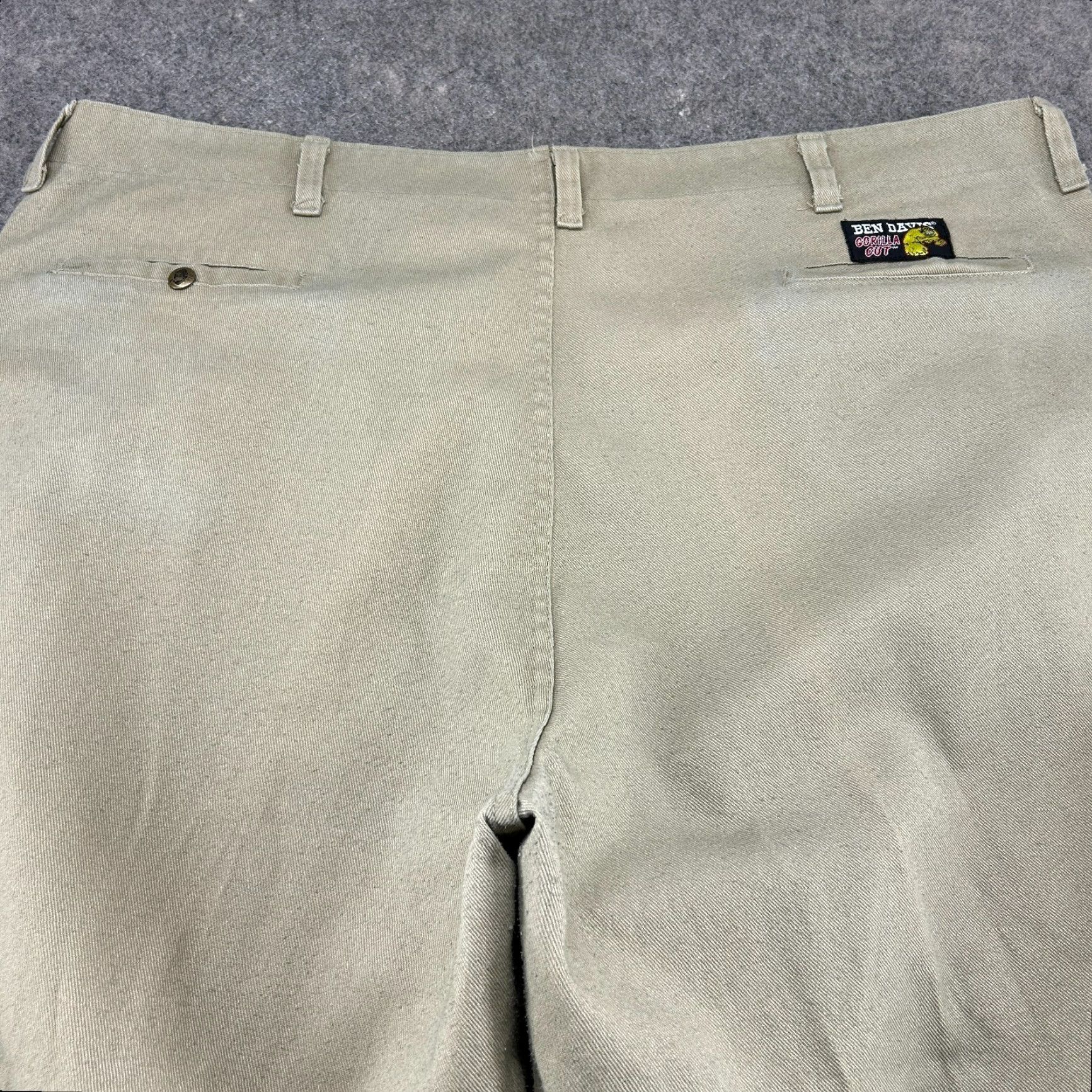 Ben Davis VINTAGE Ben Davis Pants Mens 48x31 Beige Straight Gorilla Cut Baggy Skater 90s Size US 32 / EU 48 - 6 Thumbnail