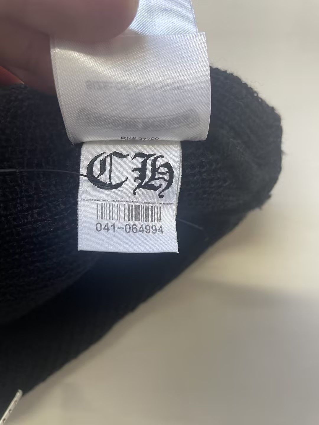 Chrome Hearts Chrome Hearts Horseshoe Embroidered Black Beanie Size ONE SIZE - 8 Thumbnail