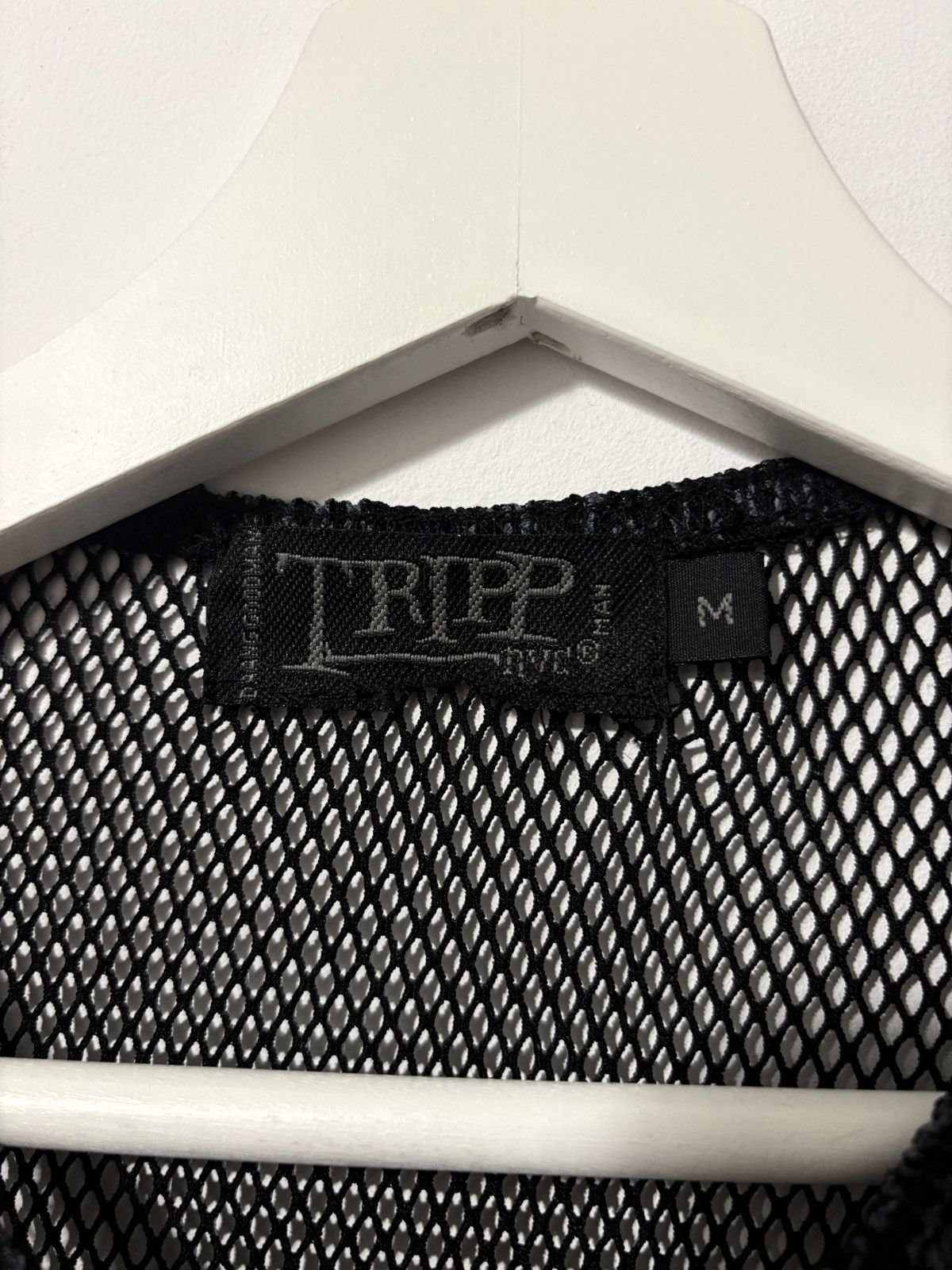 Tripp NYC × Vintage Daang Goodman Tripp NYC Man skull & crossbones fishnet shirt Size US M / EU 48-50 / 2 - 4 Thumbnail
