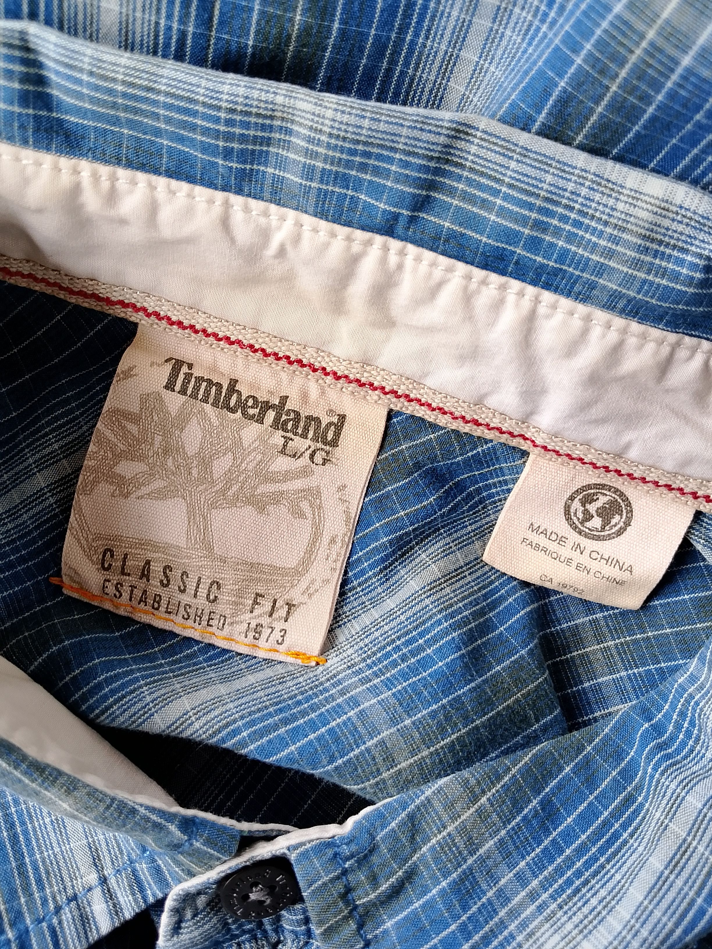 Timberland Timberland 2007 "A1H 0333" Heritage Label Plaid Long Sleeve Size US L / EU 52-54 / 3 - 8 Thumbnail