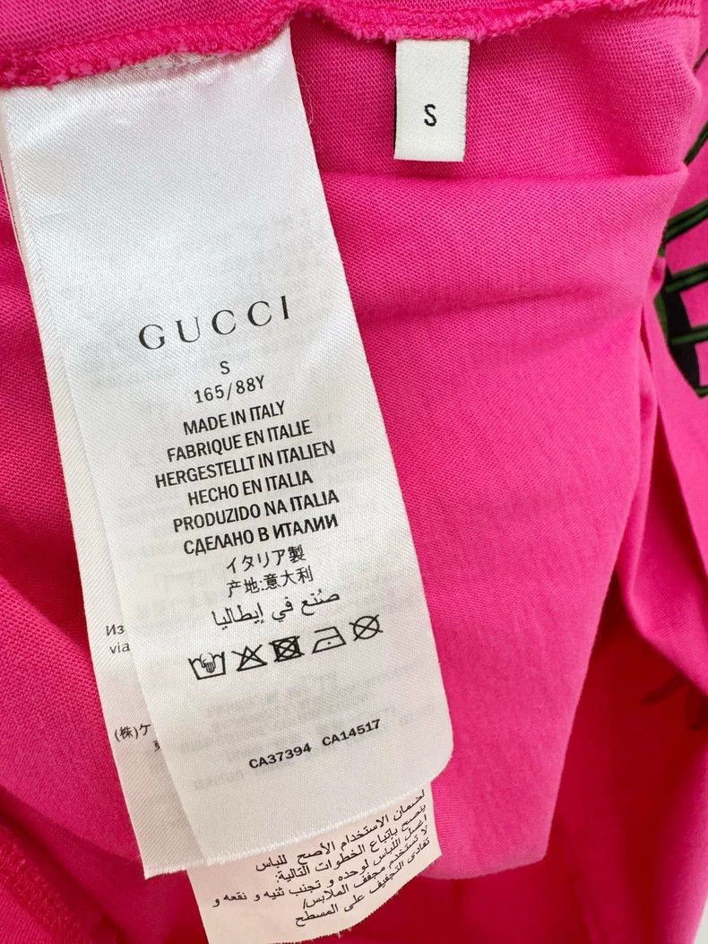 Gucci Gucci Short Sleeve Graphic Pink TShirt-2505 Size S / US 4 / IT 40 - 3 Thumbnail