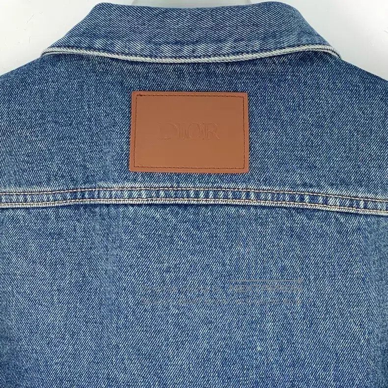 Dior Dior Blue logo leather label cotton lapel single-breasted Size US S / EU 44-46 / 1 - 5 Thumbnail