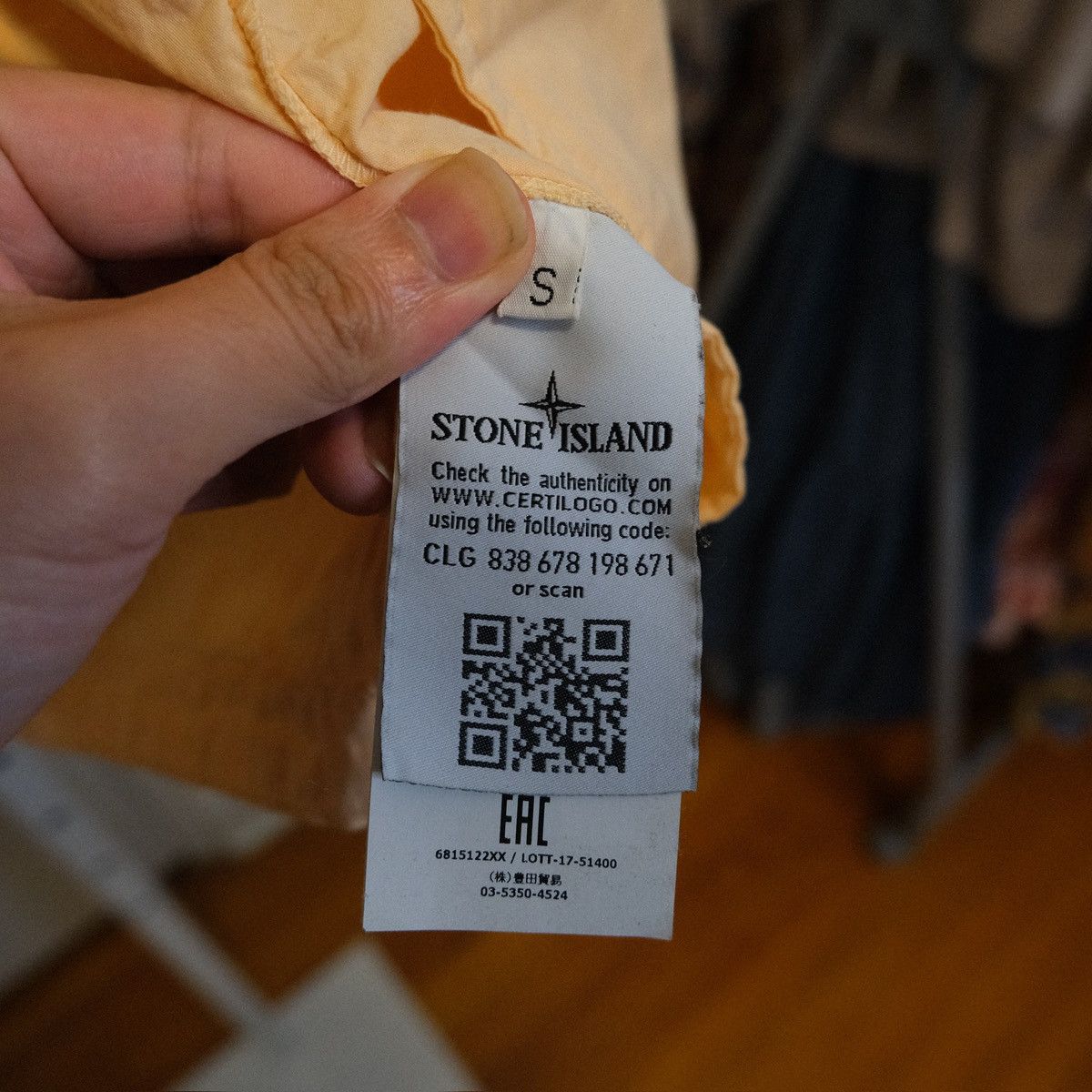 Stone Island Small Stone Island Marina Overshirt Camicine in Salmon Size US S / EU 44-46 / 1 - 5 Thumbnail