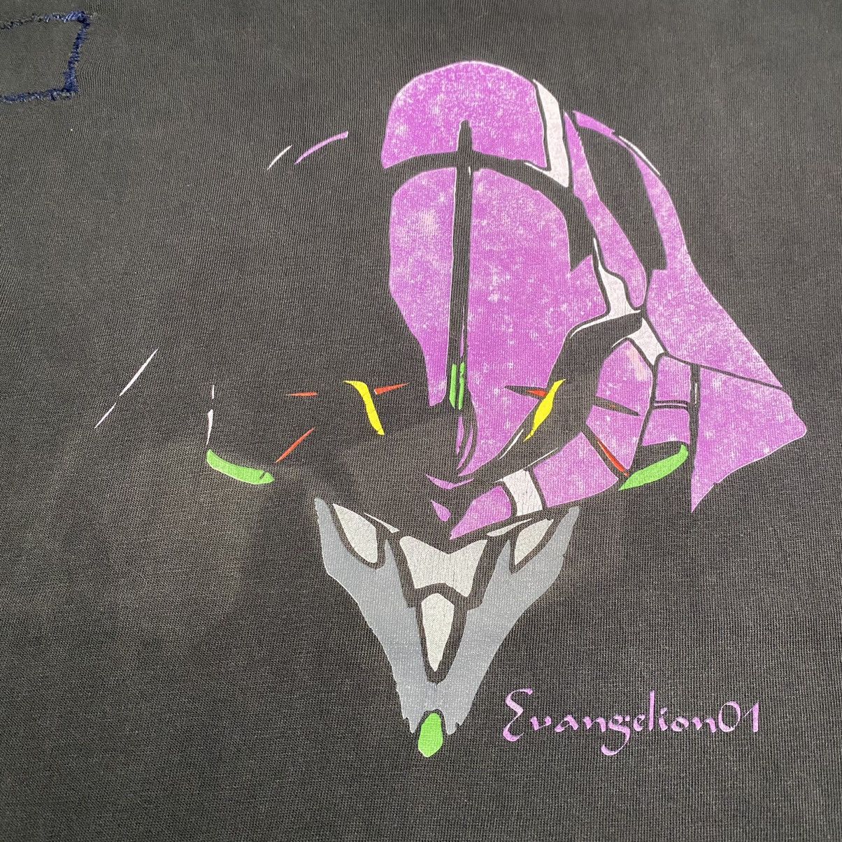 Anime 💎GRAIL💎 VINTAGE EVANGELION UNIT 01 CYBER GRAPHICS DISTRESSED Size US M / EU 48-50 / 2 - 8 Thumbnail