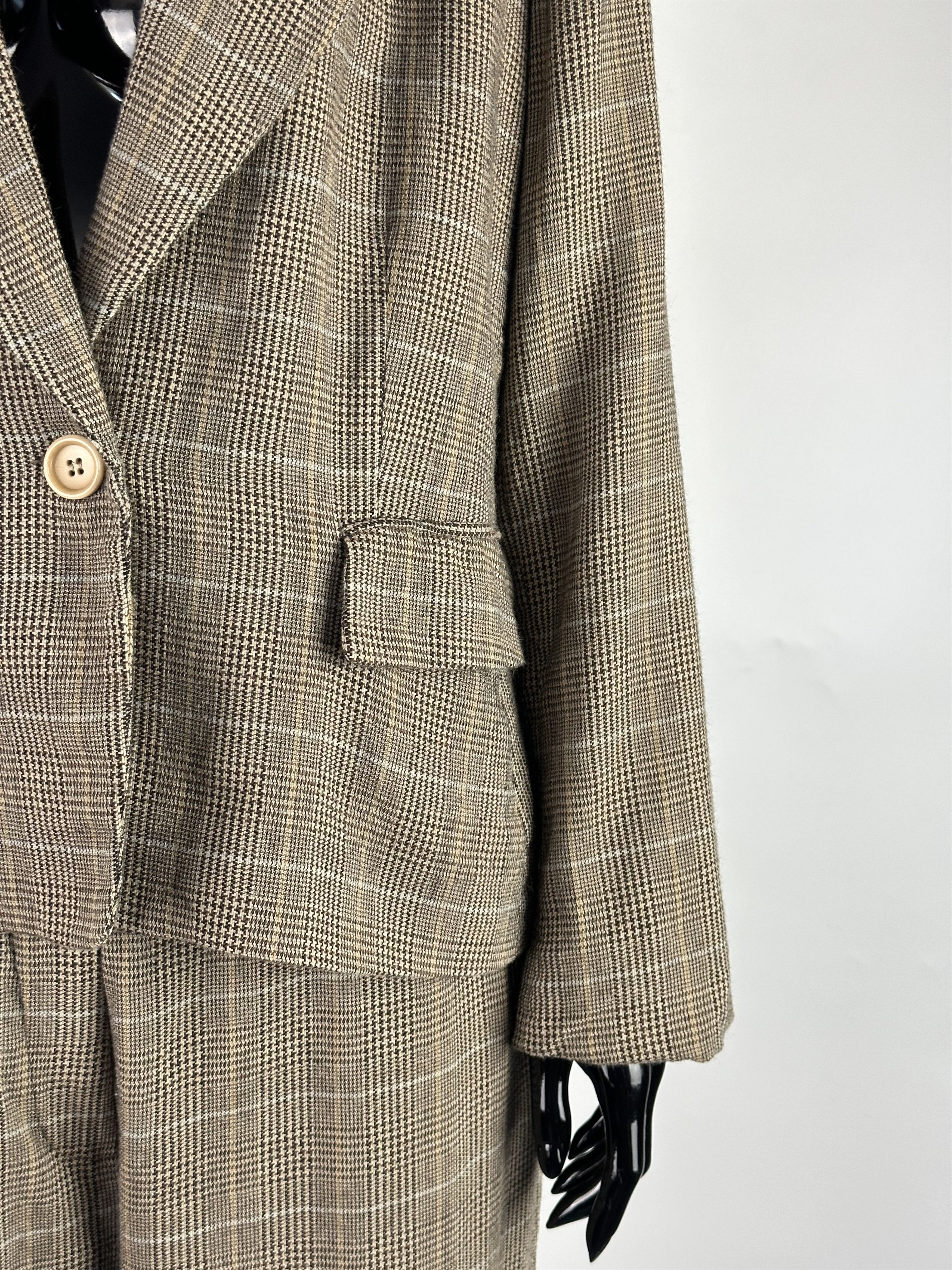 Gerard Darel Gerard Darel Women's Wool Suit Check Size 40/42 Size L / US 10 / IT 46 - 5 Thumbnail