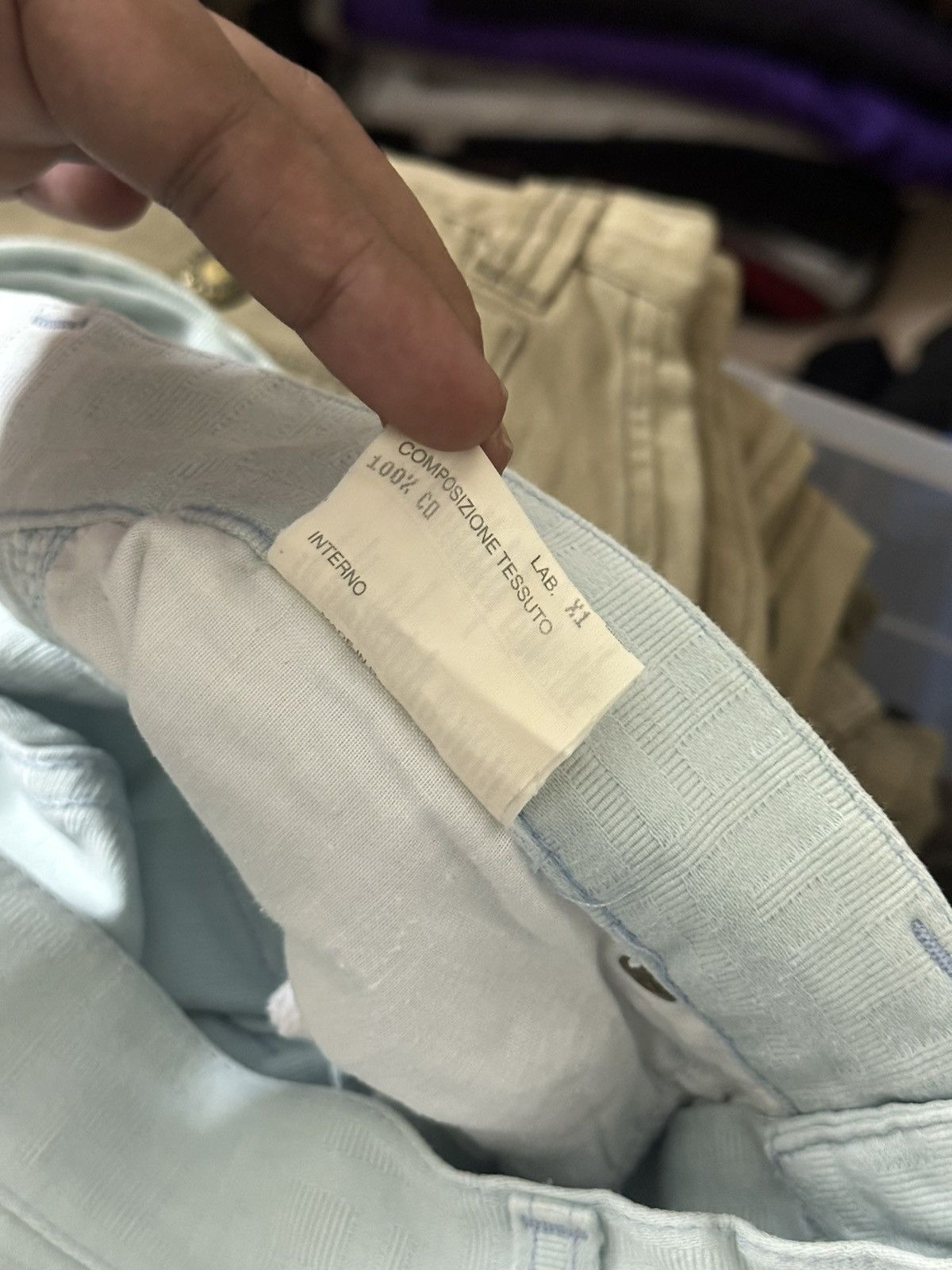 Fendi 1990s Fendi Ice Blue Zucca Monogram Pant Size 28" / US 6 / IT 42 - 7 Thumbnail