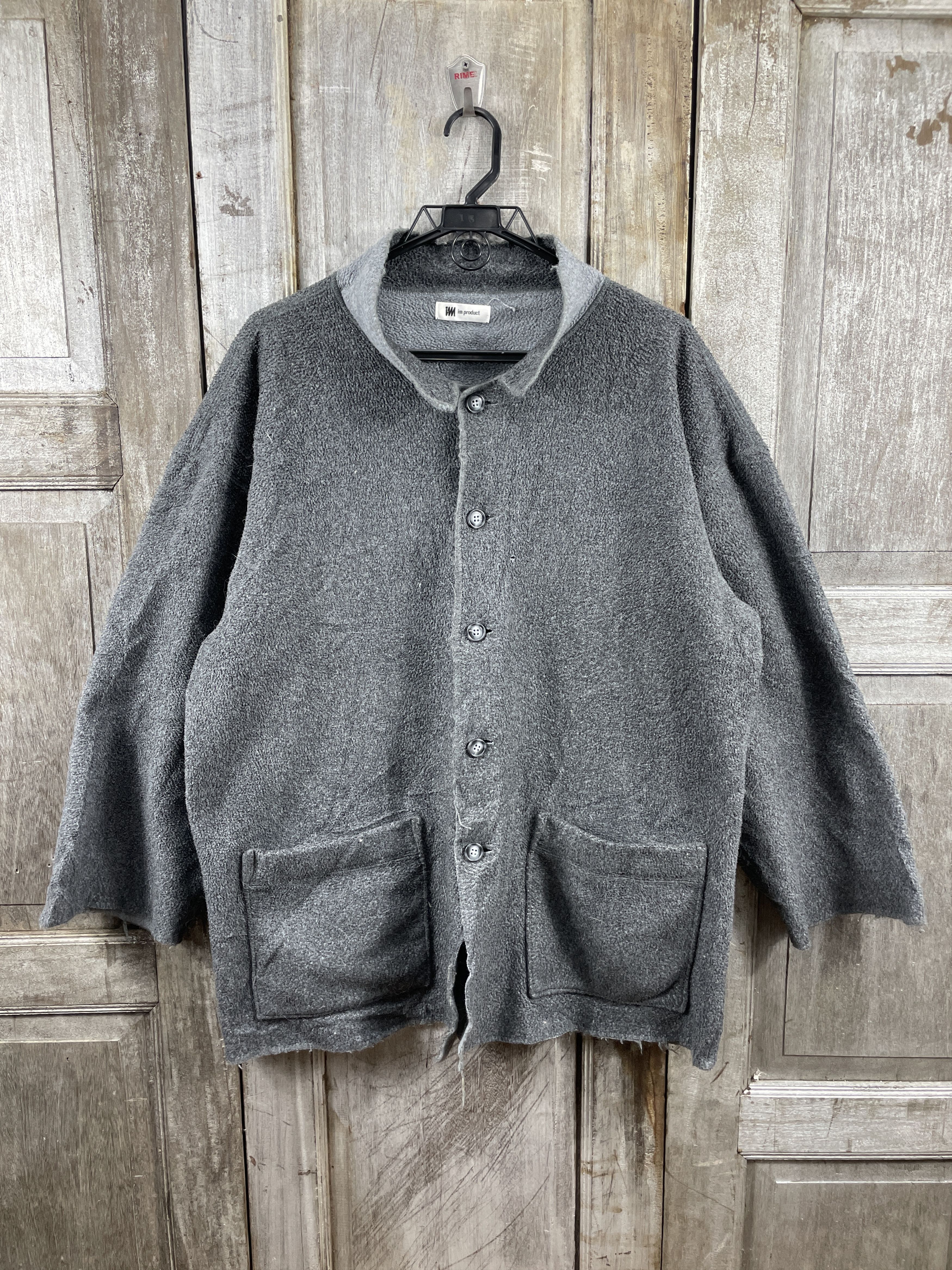 Issey Miyake × Vintage Issey Miyake Fleece Button Up Jacket Size US XL / EU 56 / 4 - 1 Thumbnail