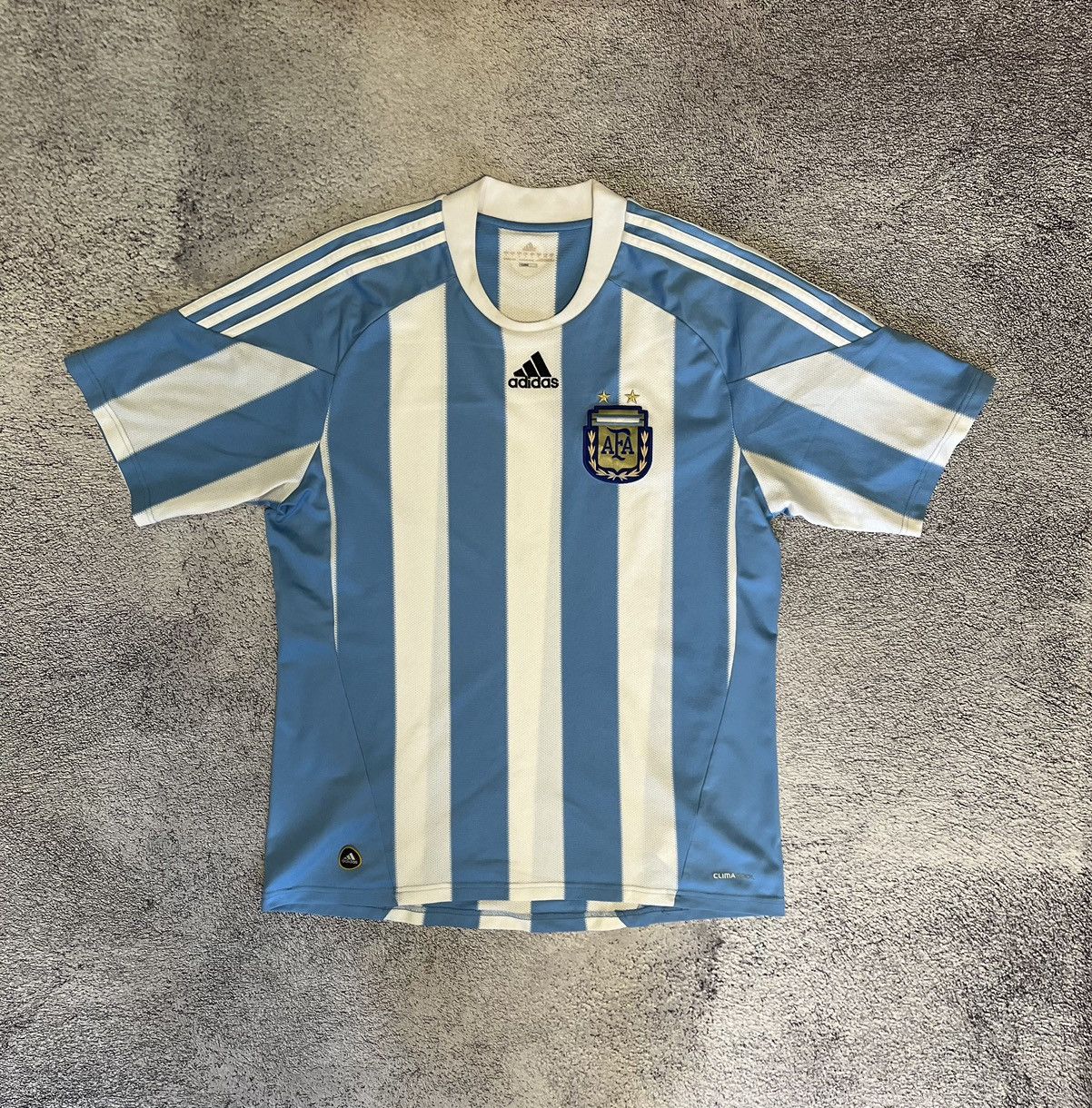 Adidas Adidas T- Shirt Jersey Argentina 2009 Home Soccer Football Size US L / EU 52-54 / 3 - 1 Thumbnail