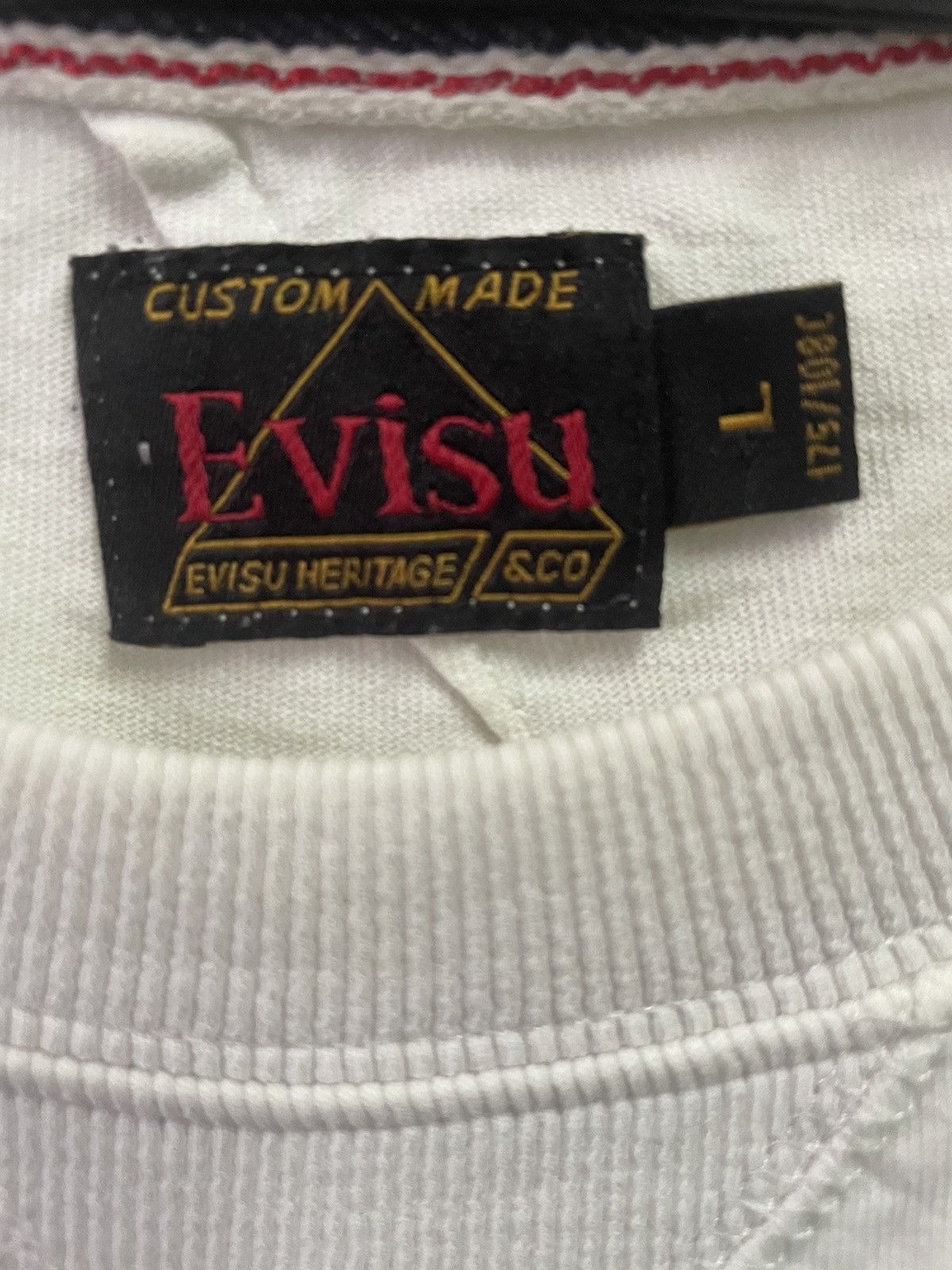 Japanese Brand Vintage Evisu Big Printed Logo Shirt Size US L / EU 52-54 / 3 - 5 Thumbnail