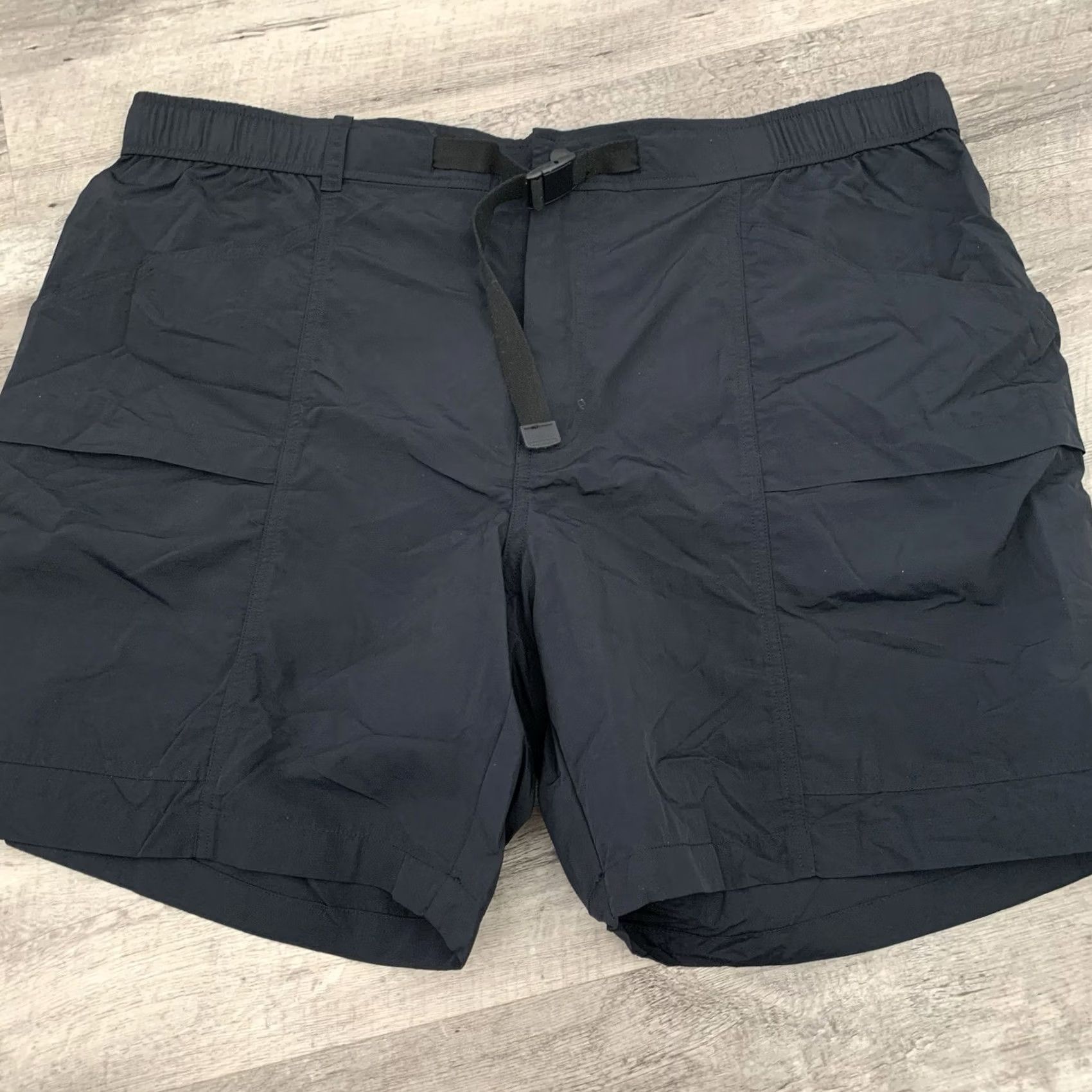 Eddie Bauer Eddie Bauer Ripstop Tech Short Mens Belted Wicking UPF 50+ Nylon XXL Black NEW Size US 39 - 3 Thumbnail