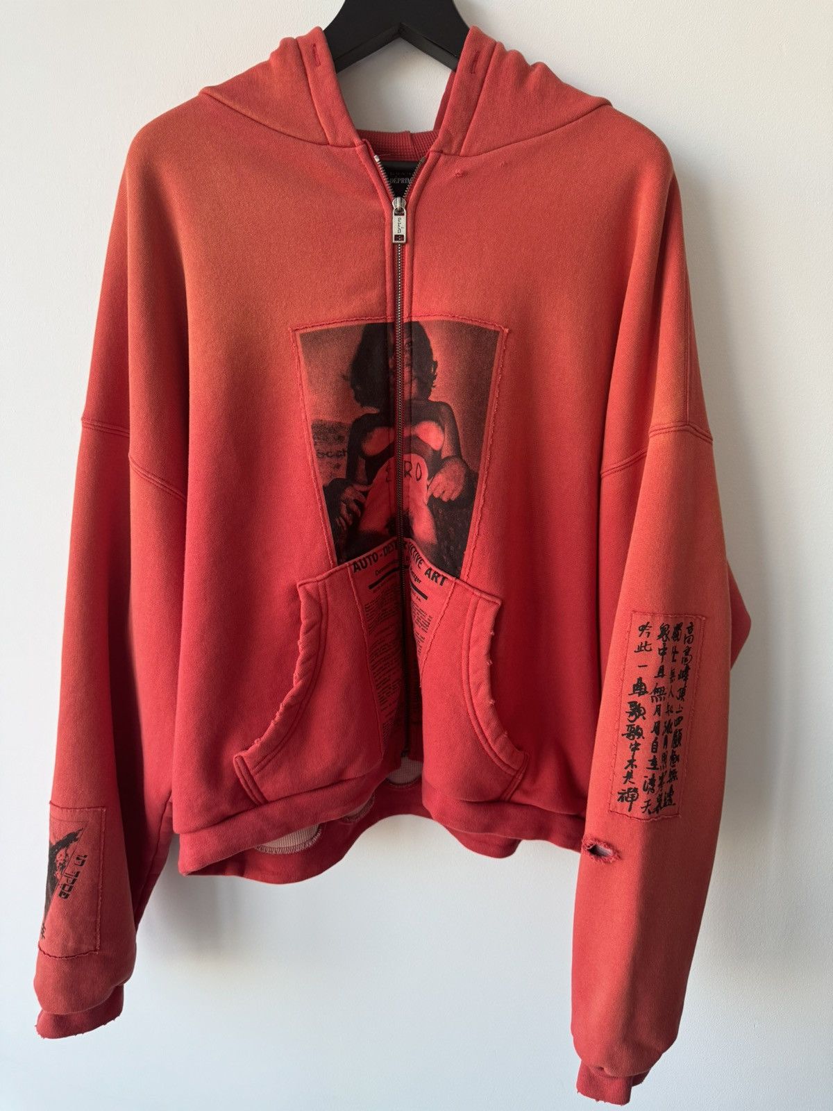 Enfants Riches Deprimes ENFANTS RICHES DEPRIMES ANTI-PROCESS THERMAL LINE HOODIE RED Size US L / EU 52-54 / 3 - 11 Thumbnail