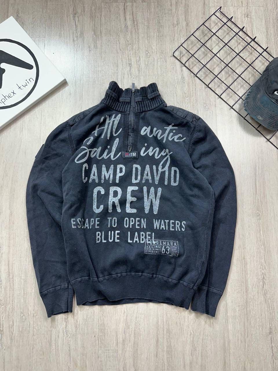Camp David × Vintage Vintage Knitted Y2K Sweater Camp David Size US L / EU 52-54 / 3 - 1 Thumbnail