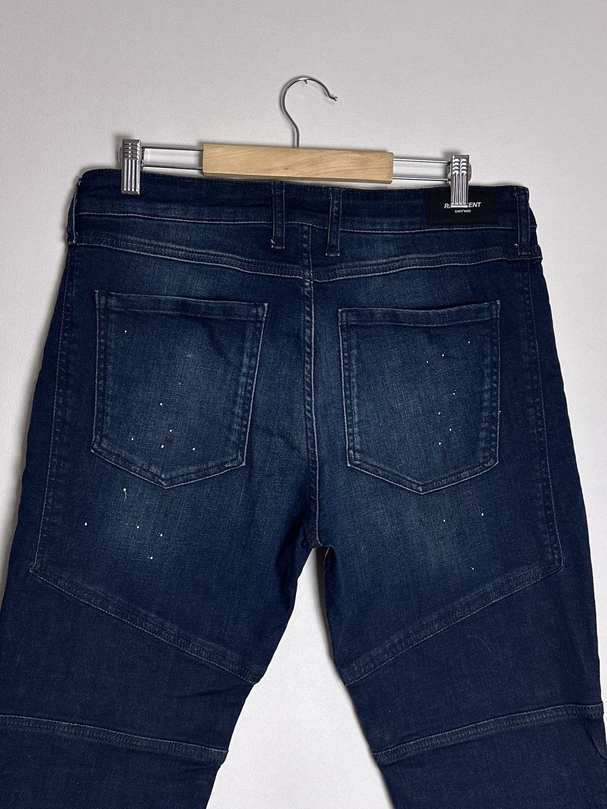 Represent Clo. Represent Biker Denim Paint Blue Jeans Size US 36 / EU 52 - 4 Thumbnail