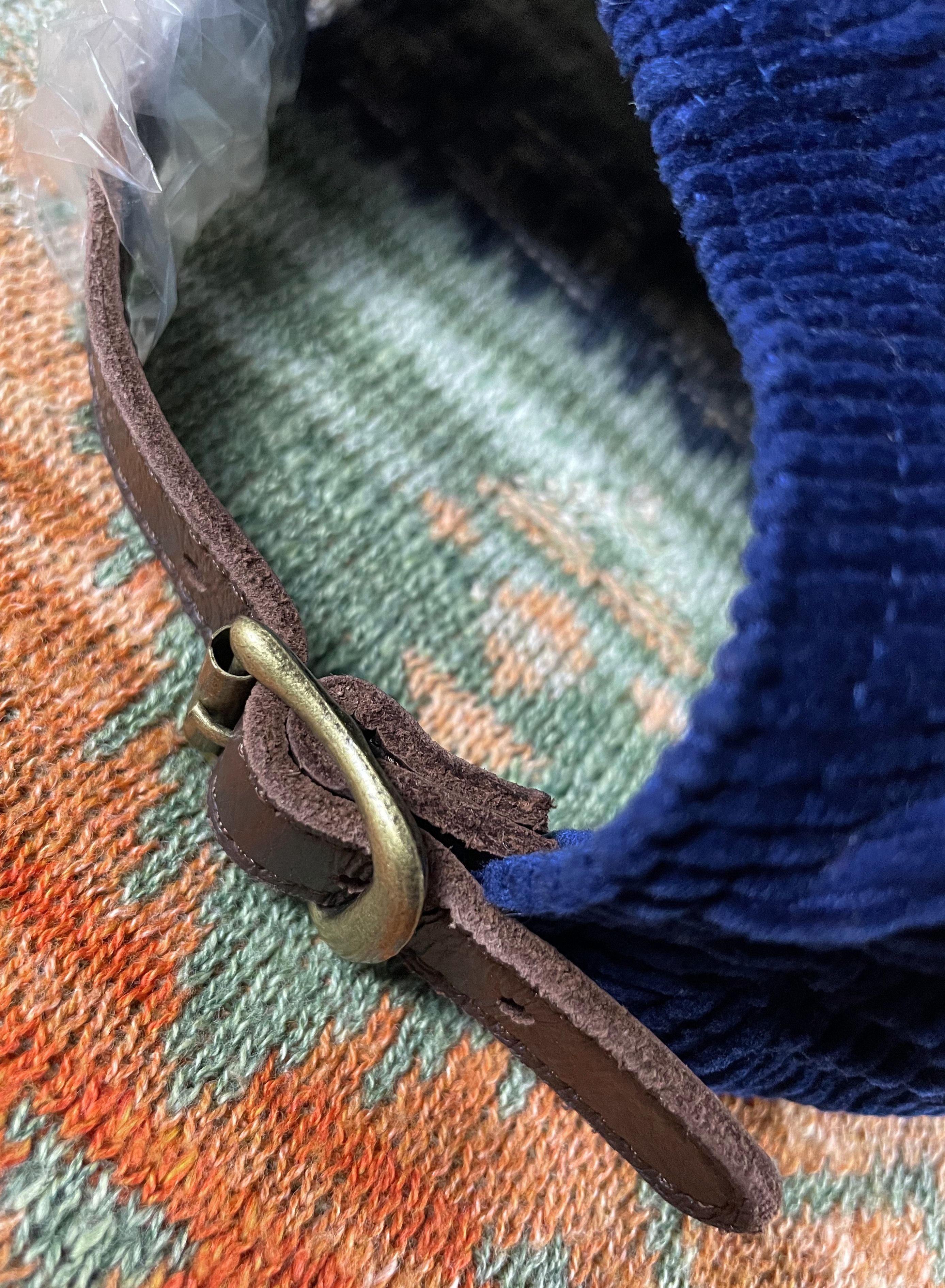 Polo Ralph Lauren Polo Ralph Lauren Corduroy 5 Panel Leather Baseball Cap Hat Size ONE SIZE - 5 Thumbnail