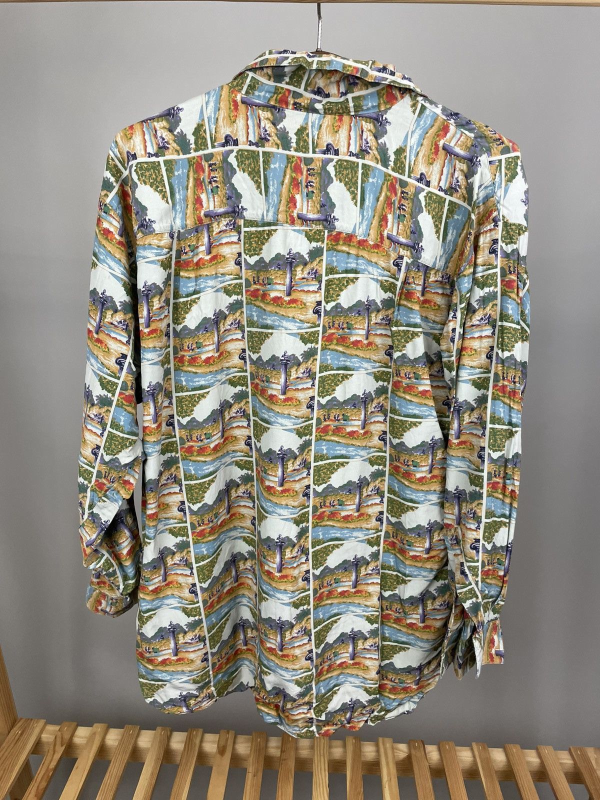 Ted Baker Vintage ted baker viscose shirt size M-L Size US L / EU 52-54 / 3 - 4 Thumbnail