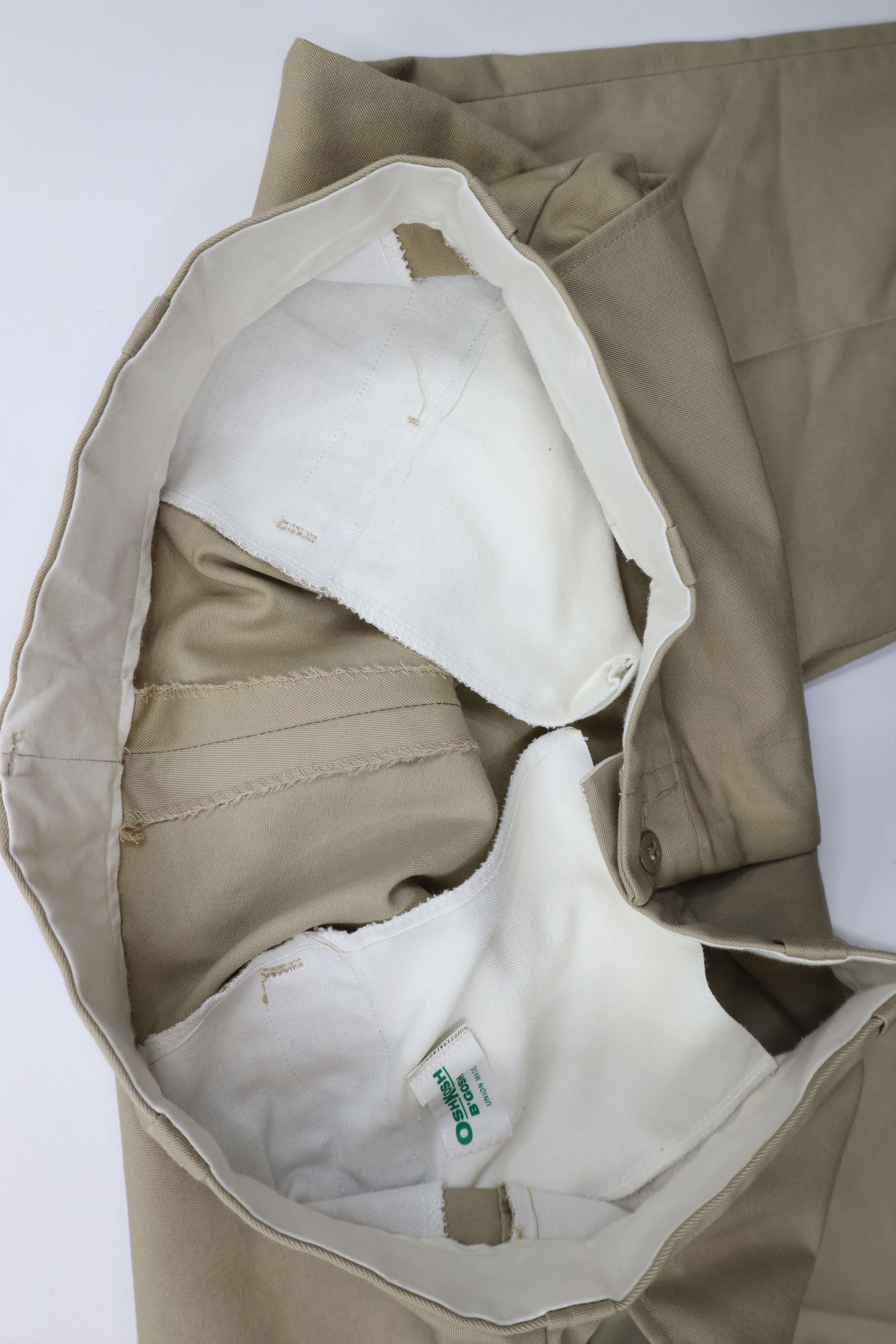 Vintage Vintage 70s OshKosh B'Gosh Wide Leg Chino Pants Beige USA Size US 36 / EU 52 - 7 Thumbnail