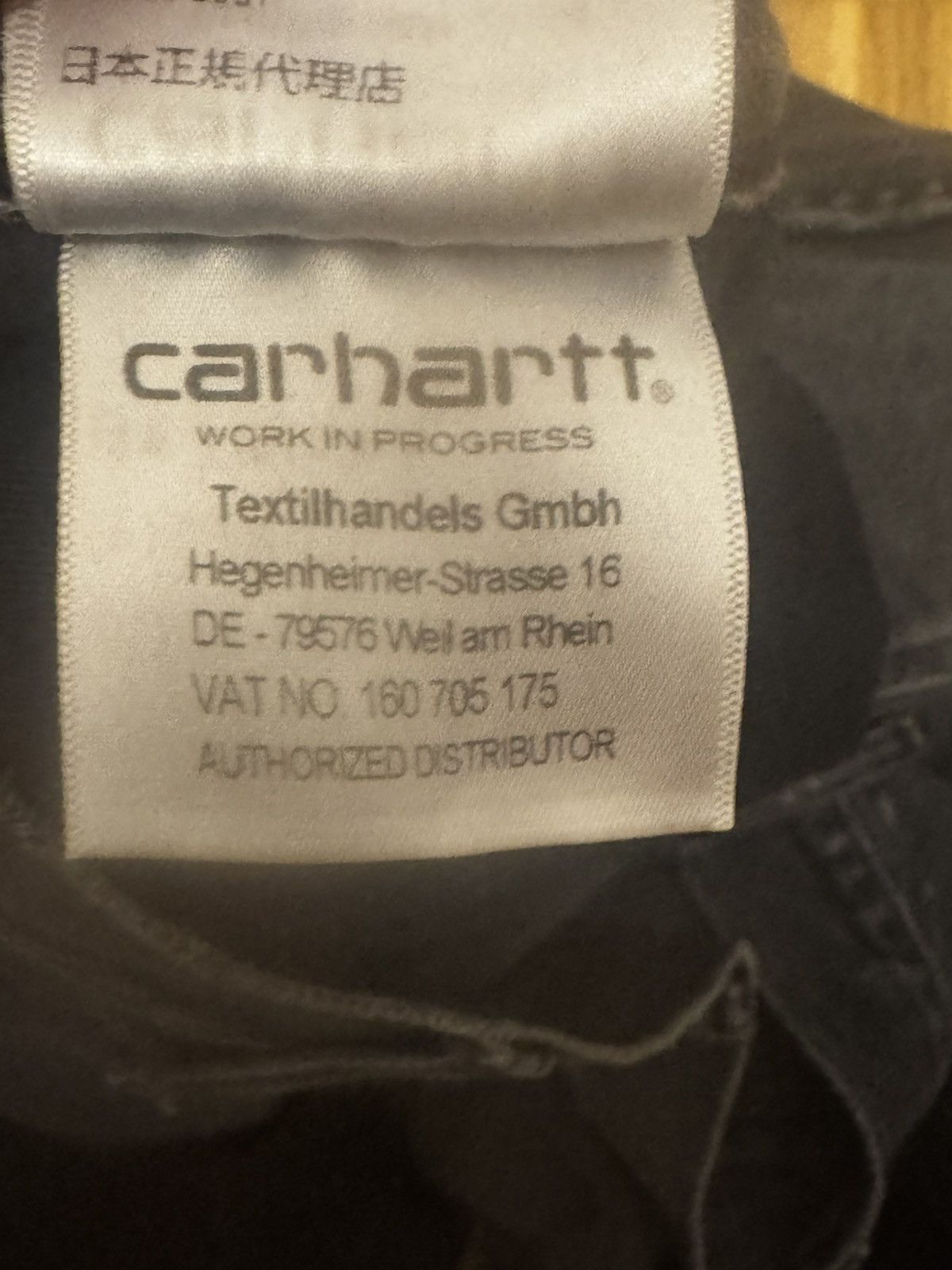 Carhartt Double knee black pants Size US 33 - 4 Thumbnail
