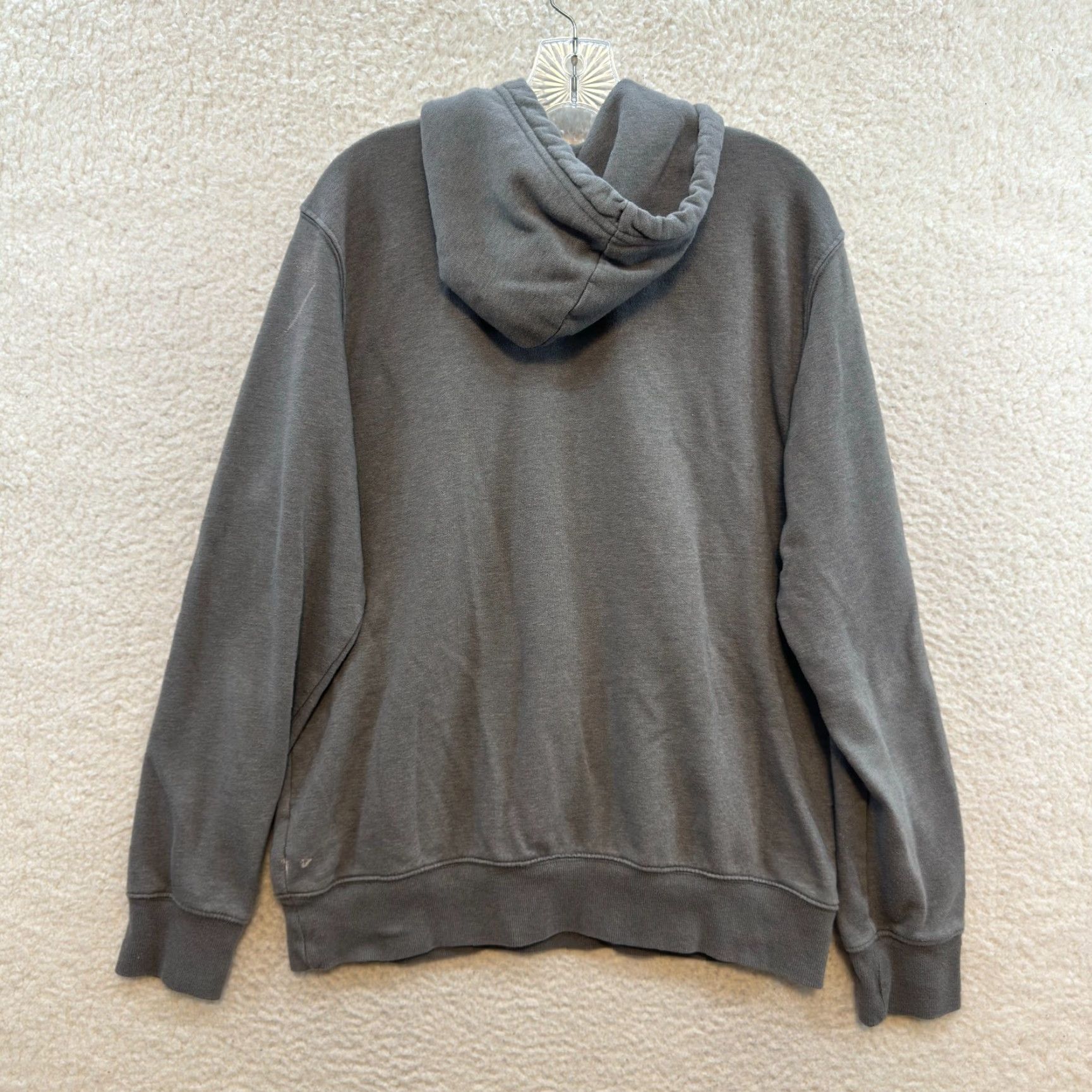 The North Face The North Face Hoodie Mens Large Grey Logo Pullover Sweatshirt Never Stop Exploring Size US L / EU 52-54 / 3 - 2 Thumbnail