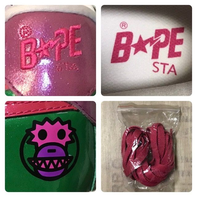 Bape × Nigo Glitter BAPE STA sneakers a bathing ape shoes NIGO Size US 8.5 / EU 41-42 - 10 Thumbnail