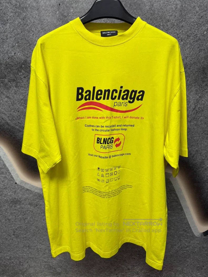 Balenciaga Balenciaga Short Sleeve S Size Eco Coca-Cola Design Size US S / EU 44-46 / 1 - 1 Thumbnail