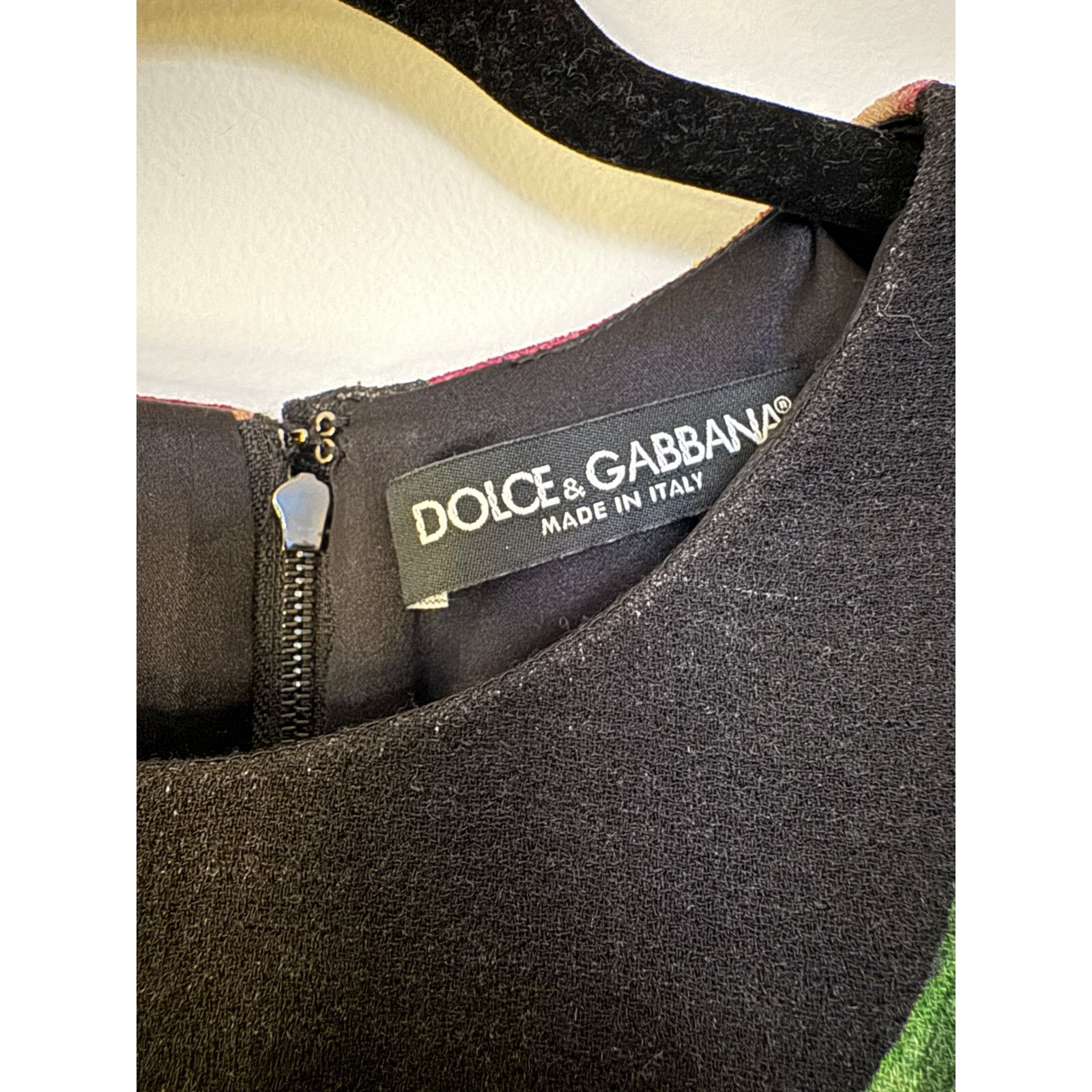 Dolce & Gabbana Dolce & Gabbana Black Tulip Print Silk Mini Dress Size XL / US 12-14 / IT 48-50 - 4 Thumbnail