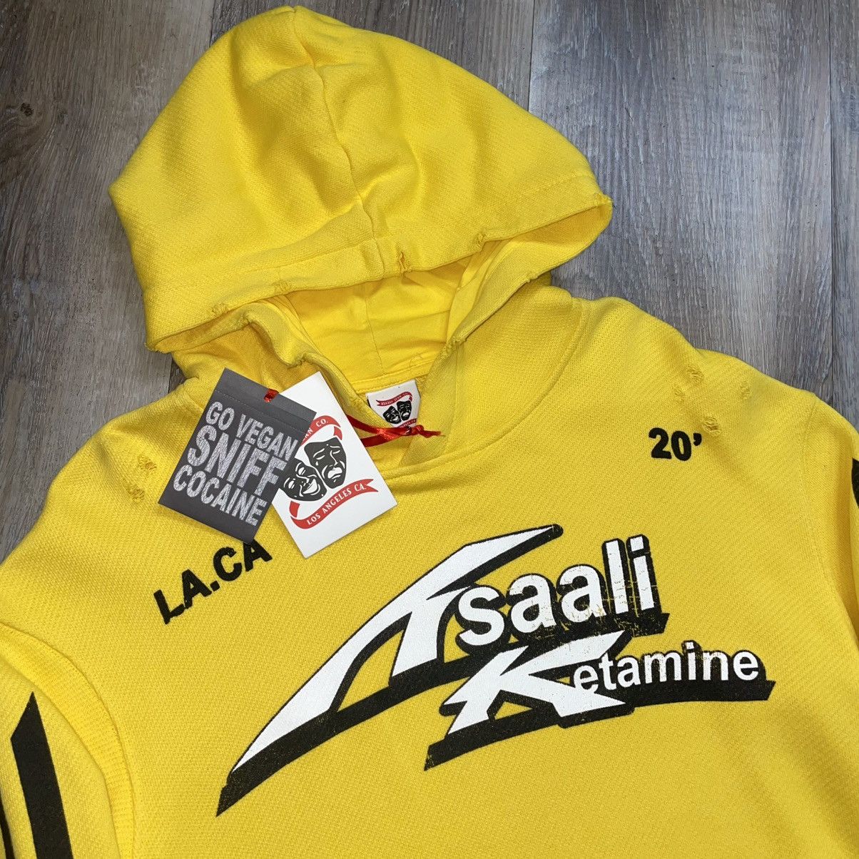 Asaali Asaali Ketamine Hoodie Pullover Sweater BNWT Mens XL NEW Size US XL / EU 56 / 4 - 5 Thumbnail