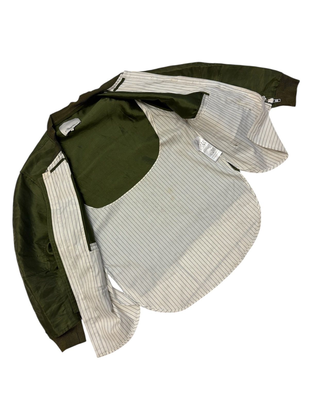 3.1 Phillip Lim Phillip Lim Layered Bomber Jacket Size M / US 6-8 / IT 42-44 - 4 Thumbnail
