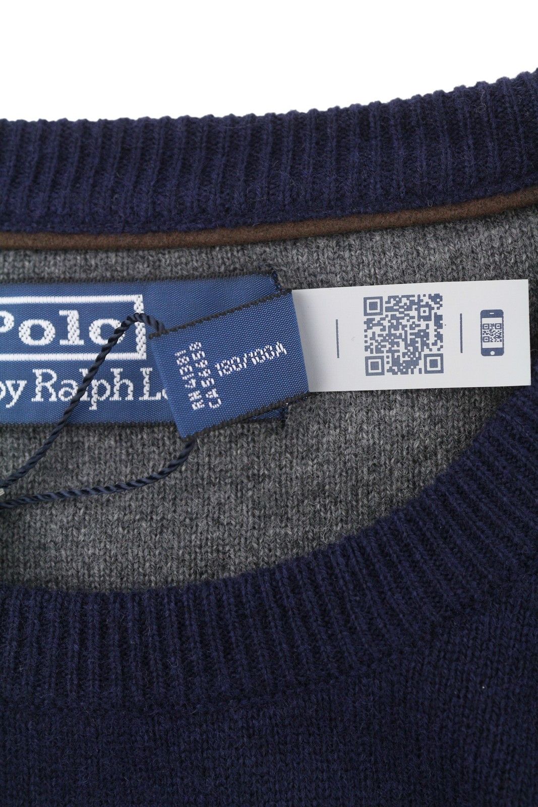 Ralph Lauren Dark Blue L Wool Tight Knit Crew Pullover 86947 Size US L / EU 52-54 / 3 - 11 Thumbnail