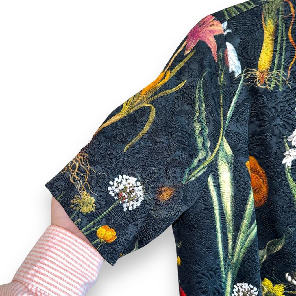 Oscar De La Renta NWT Oscar De La Renta Floral Print Midi Length Dress Sz 12 Size XL / US 12-14 / IT 48-50 - 6 Thumbnail