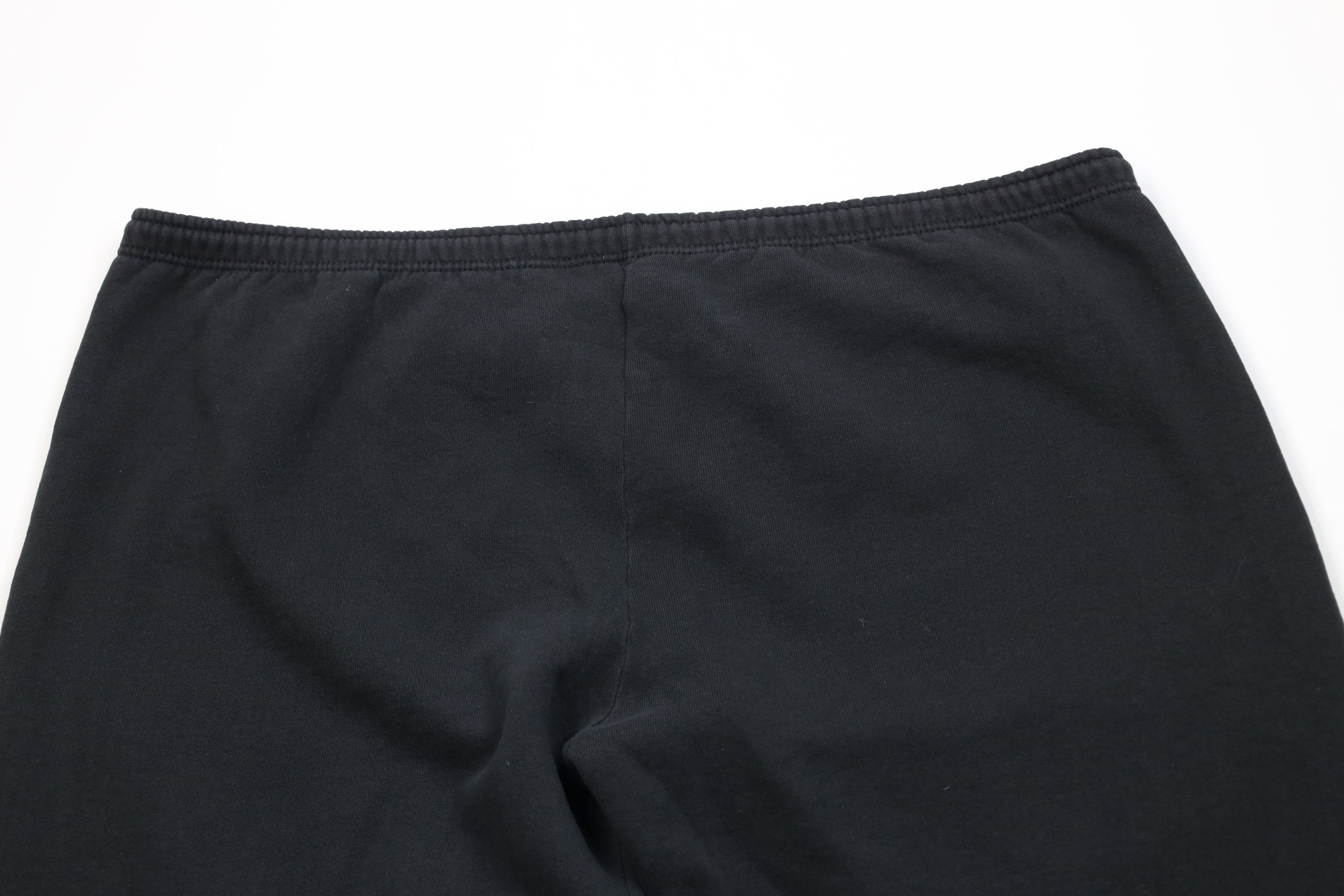 Vintage Vintage 90s Streetwear Blank Cuffed Sweatpants Joggers Black Size US 38 / EU 54 - 10 Thumbnail