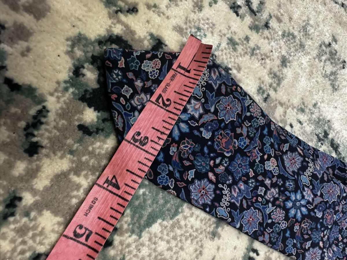 Christian Dior Monsieur FLORAL PATTERN PRINT SILK NECK TIE Size ONE SIZE - 4 Thumbnail