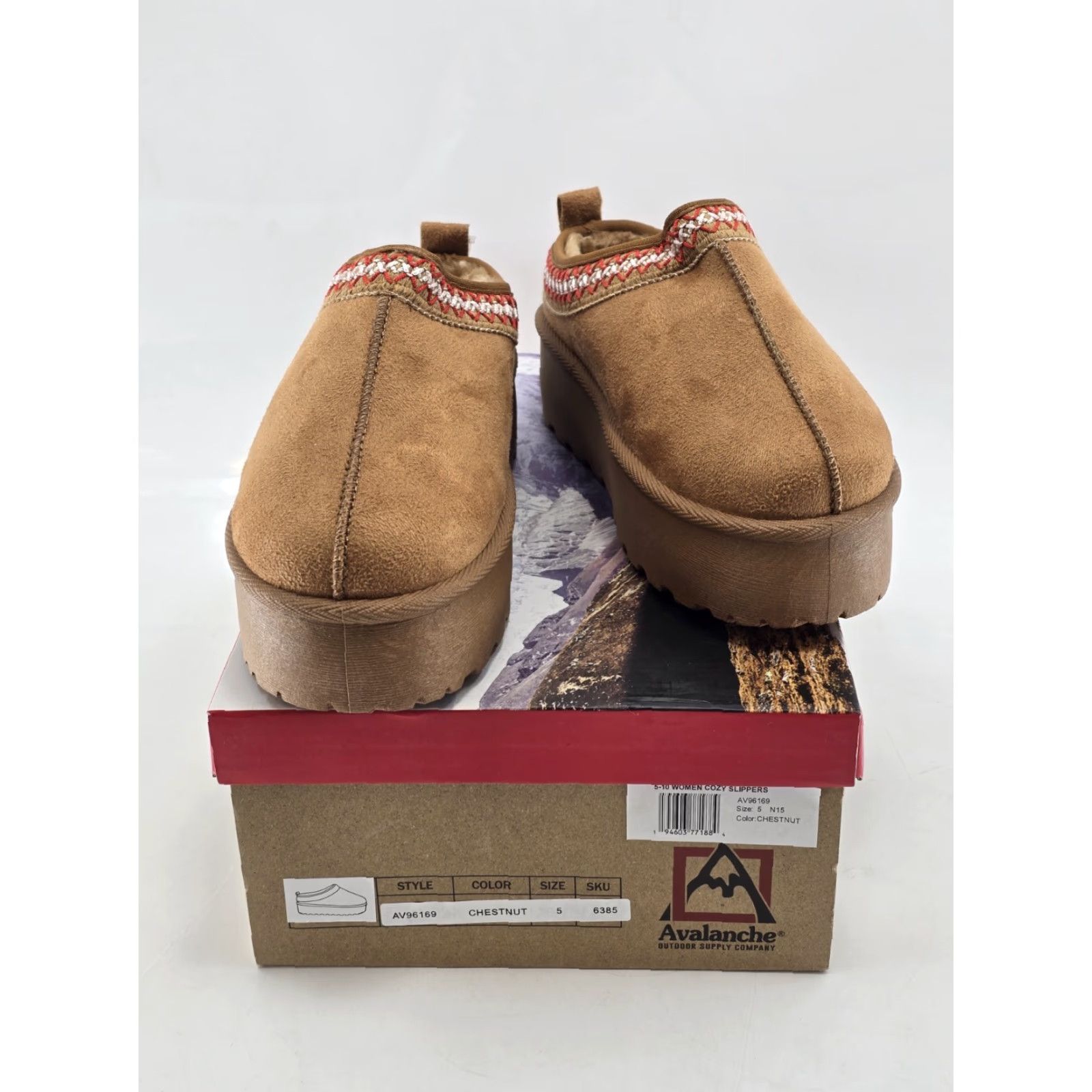 Avalanche NIB Avalanche Women’s Waterproof Snow Boots – Light Chestnut – Size 5 – Boots – Women – Snow – Waterproof – Faux Suede – Winter Size US 5 / IT 35 - 2 Thumbnail