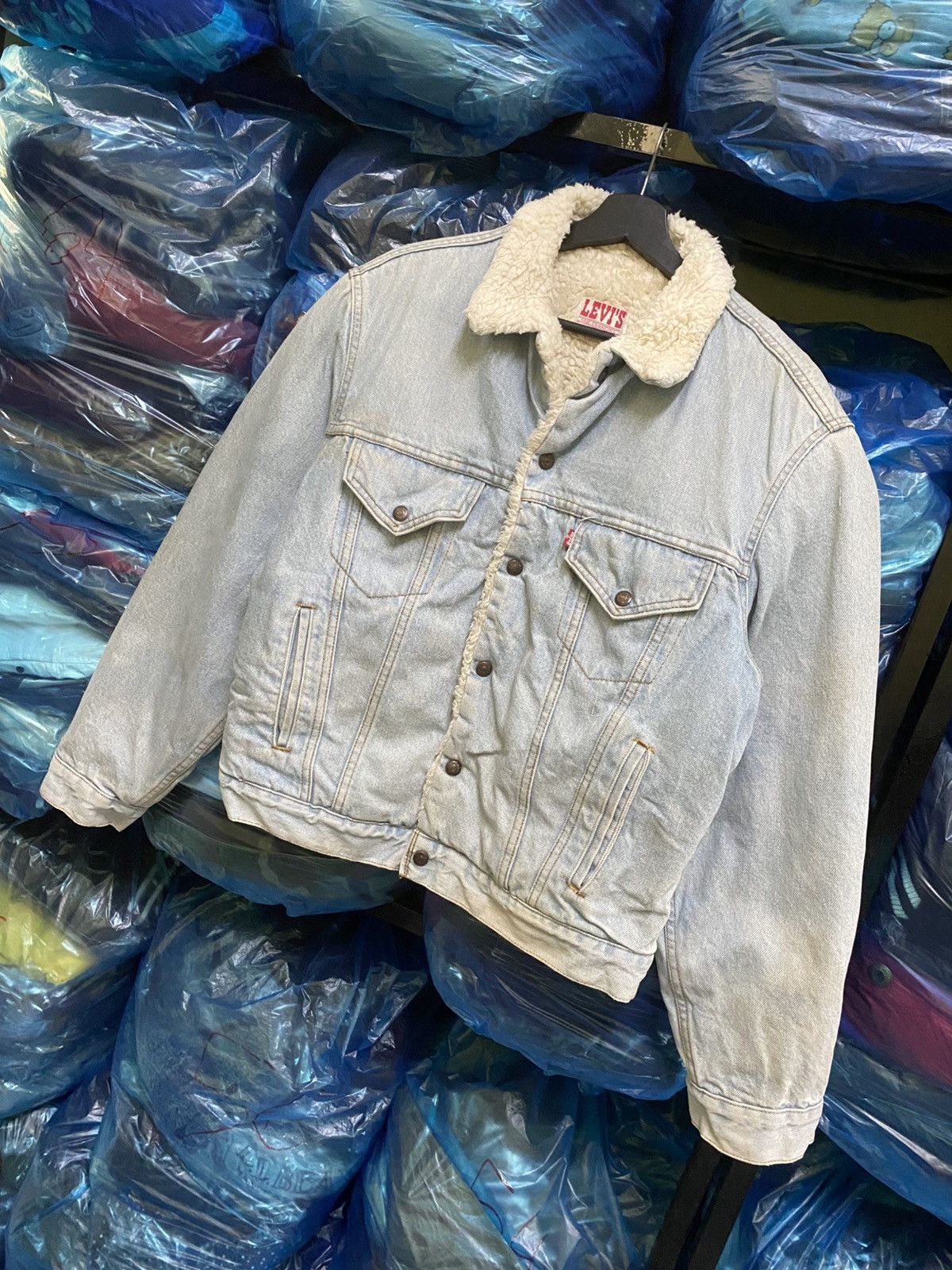 Levi's VINTAGE 80S LEVIS SHERPA LINING TRUCKER JACKET MADE IN USA Size US M / EU 48-50 / 2 - 2 Thumbnail