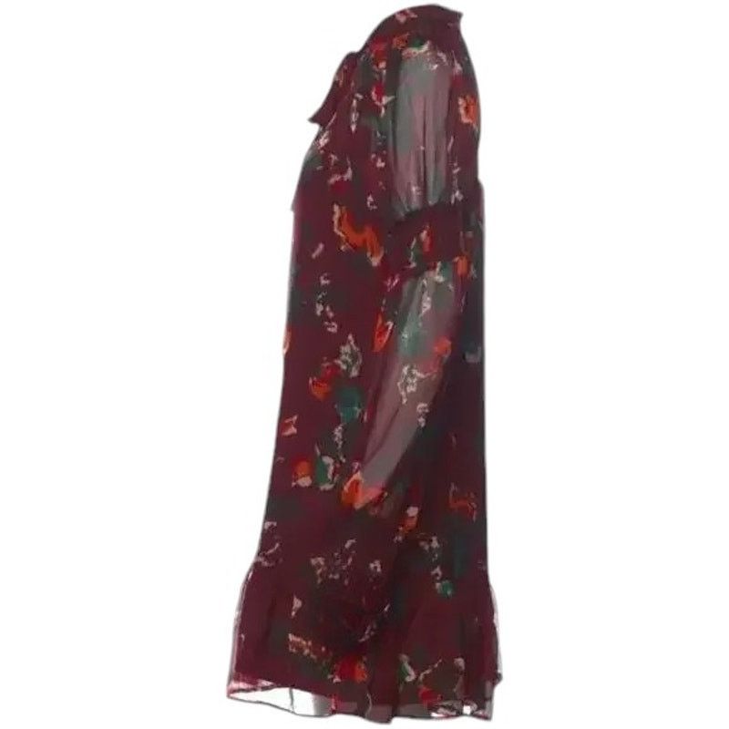 Other Walter Baker Burgandy Floral Print Mini Dress, S Size S / US 4 / IT 40 - 3 Thumbnail