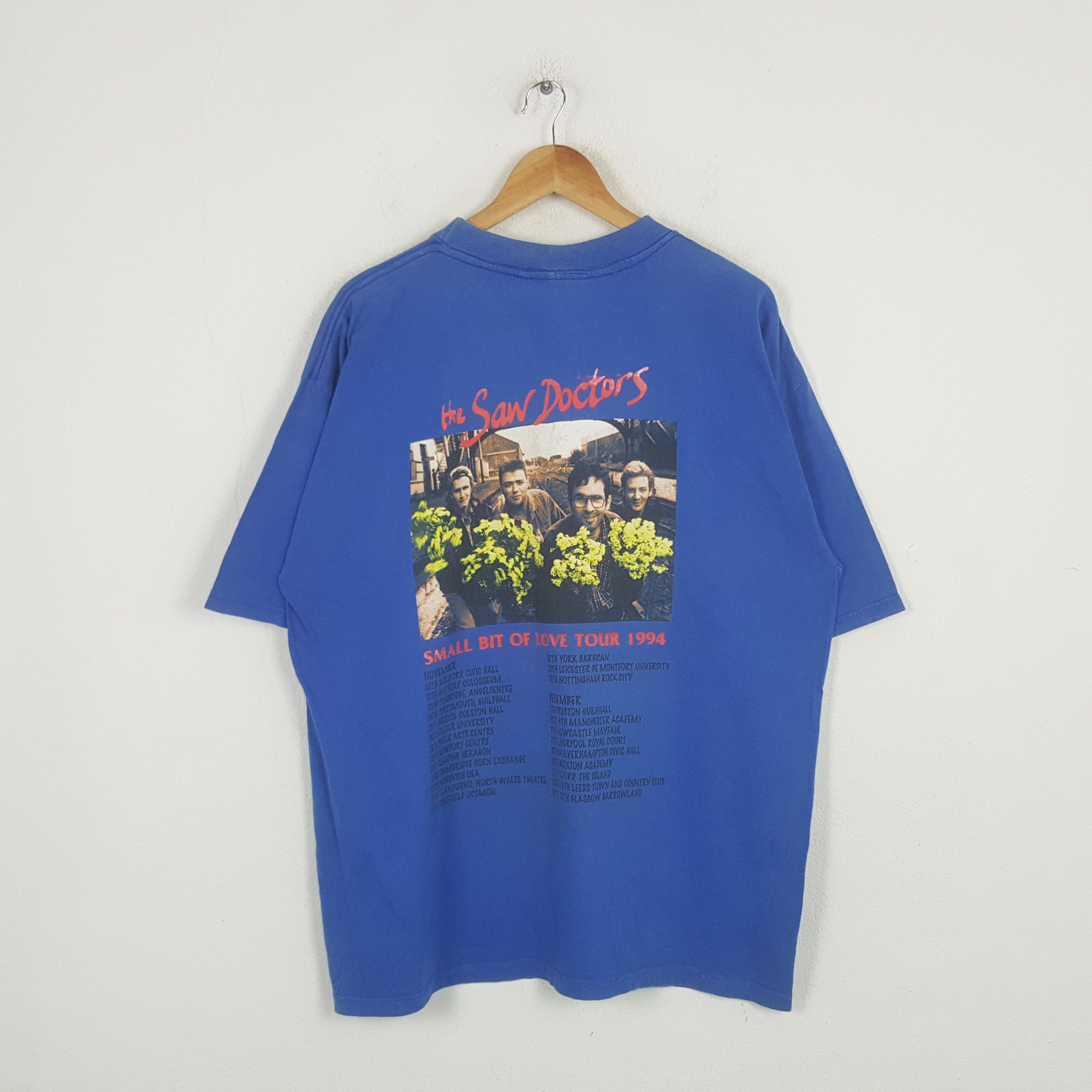 Band Tees Vintage 1994 The Saw Doctors Rock Band Tour Tshirt RR14 Size US XL / EU 56 / 4 - 3 Thumbnail