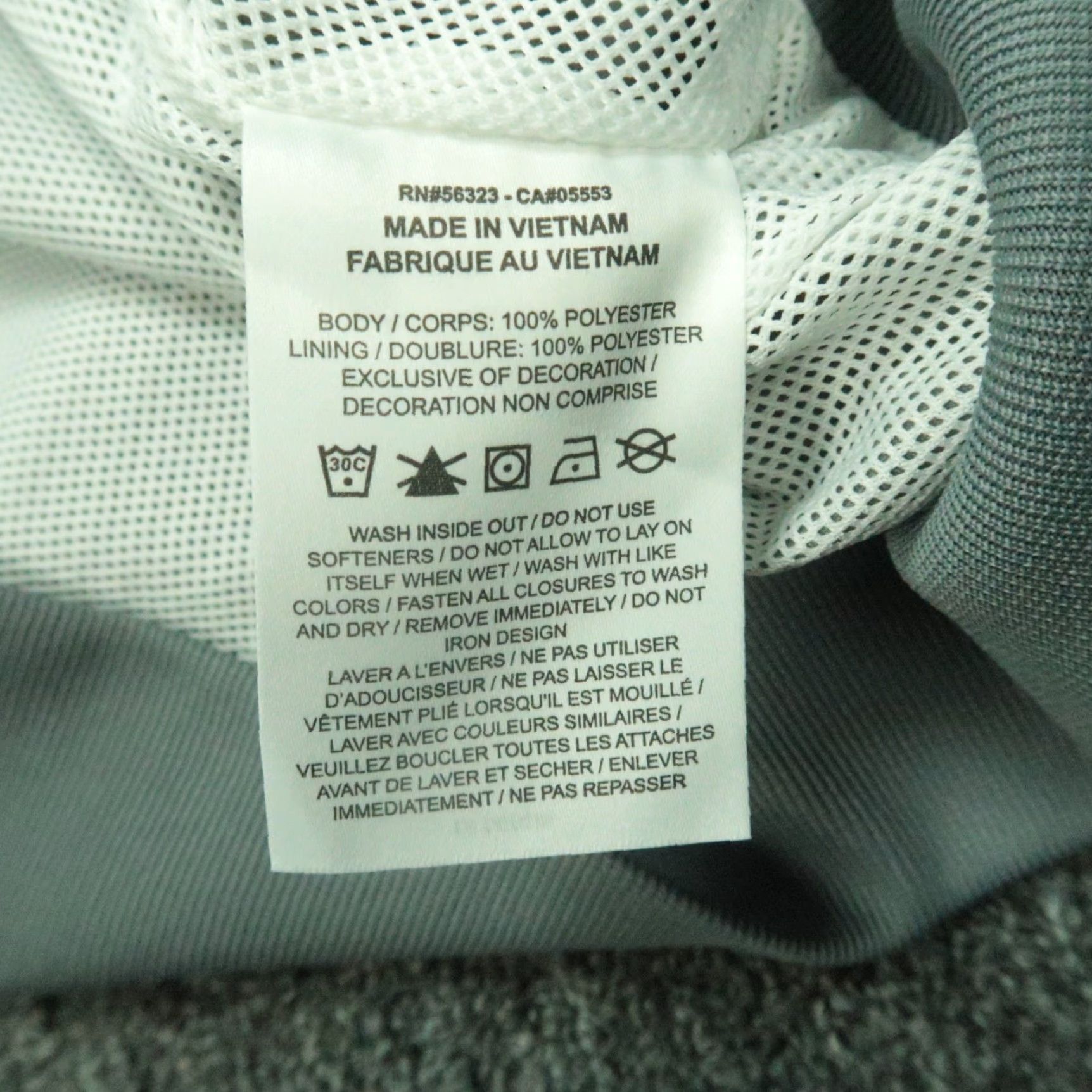 Nike Nike Windbreaker Jacket Men XL Hooded Mid-Length Zip Pockets Gray Smoke Grey White Solid Softshell Winter Spring Fall Sportswear Size US XL / EU 56 / 4 - 4 Thumbnail