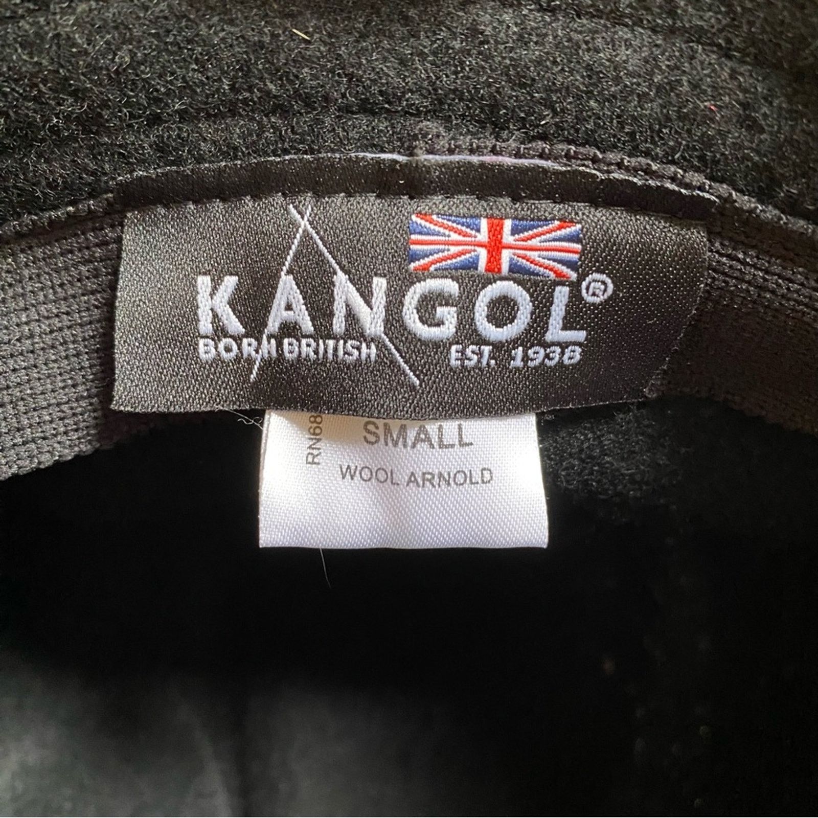 Kangol Kangol Wool Arnold Trilby Hat Black EUC Size 26 - 9 Thumbnail